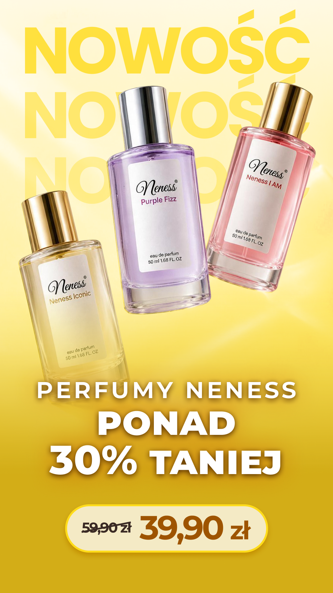 Neness.pl - Twoja Perfumeria Facebook ad: -30% na perfumy!