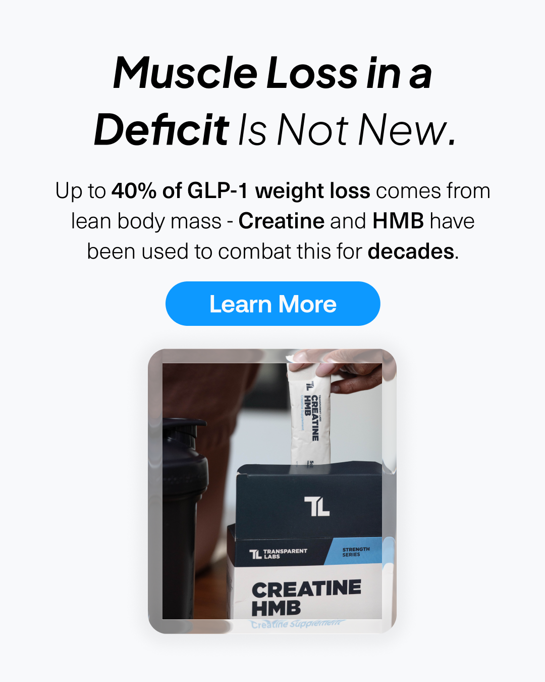 Transparent Labs Facebook ad