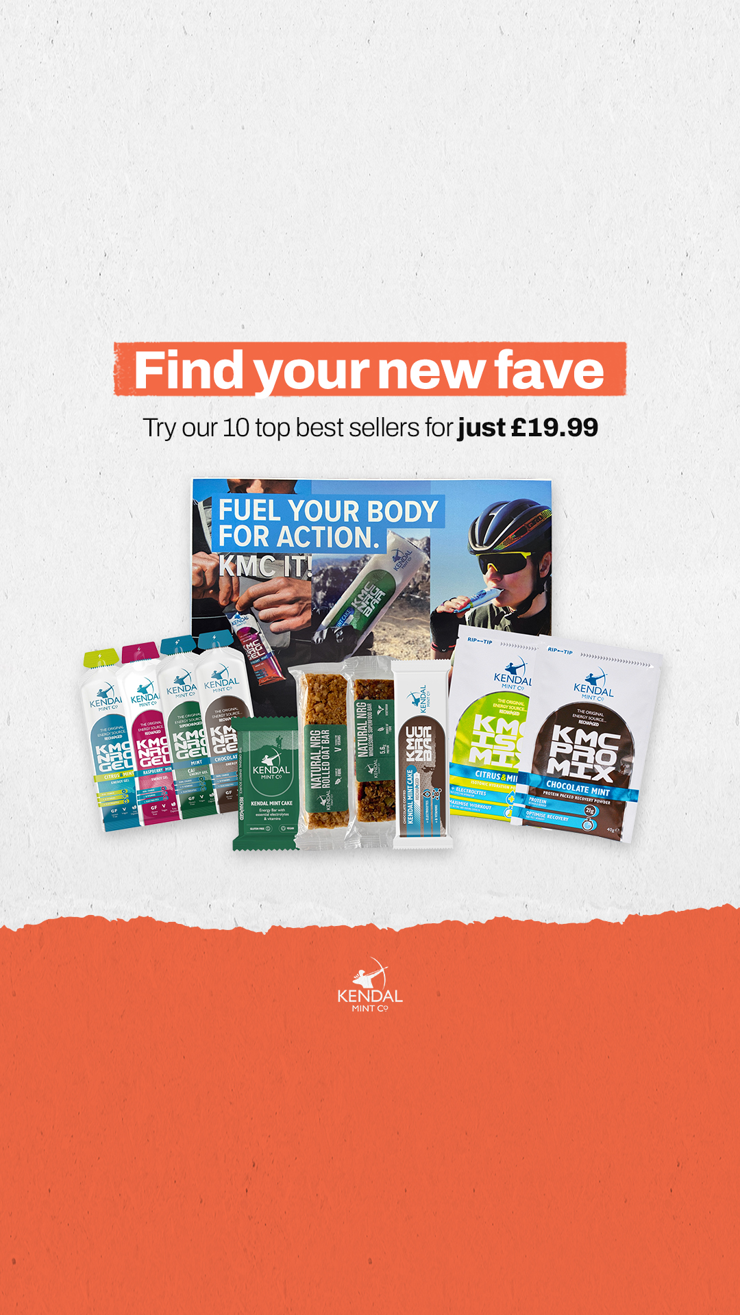 Kendal Mint Co Facebook ad: Find Your Fuel With KMC