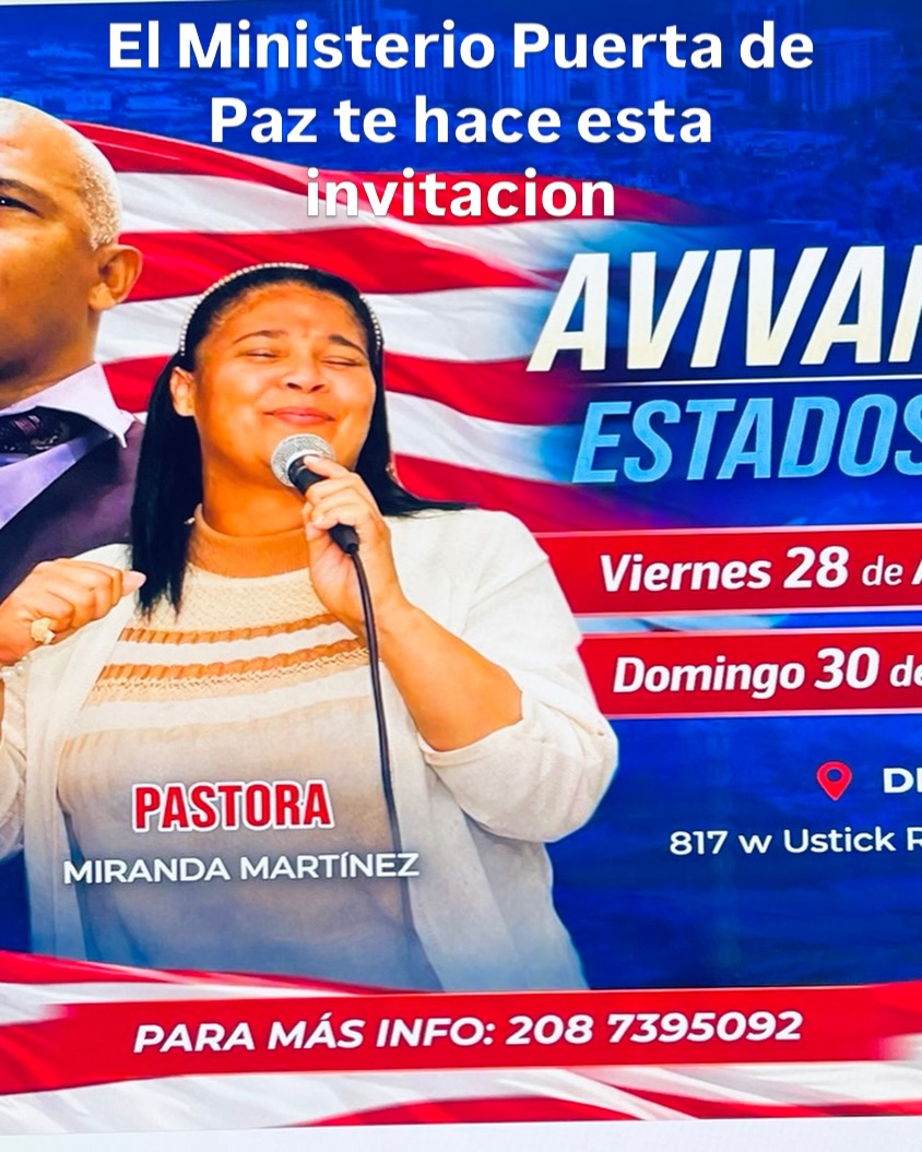 Pastora Leticia Vega Facebook ad: Te esperamos este 28 Viernes 7:00pm y 30…