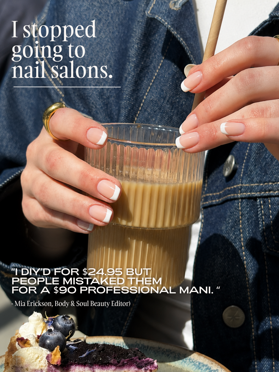 By Me & Crew Facebook ad: 9 out of 10 agree its easy to apply • Lasts 2-3 weeks