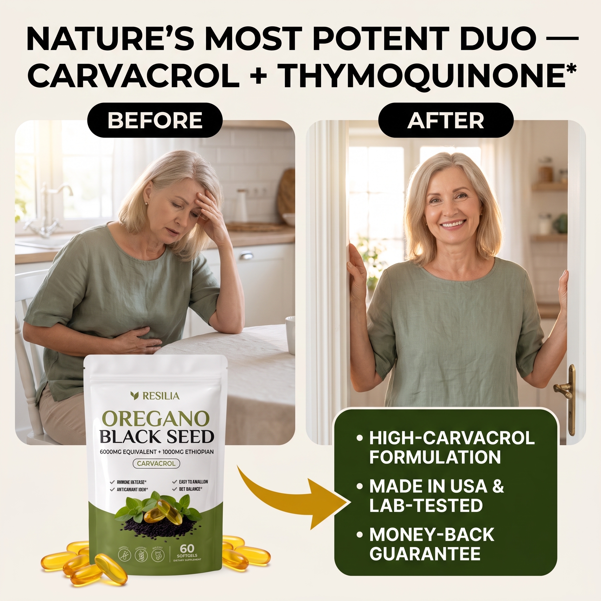 Belly Better Daily Facebook ad: Powered by Two of Nature's Most Studied Botanicals