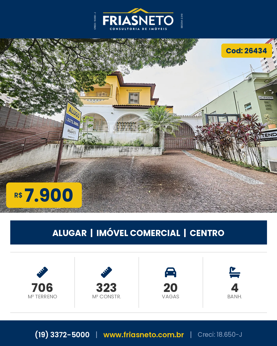 Frias Neto Consultoria de Imóveis Facebook ad