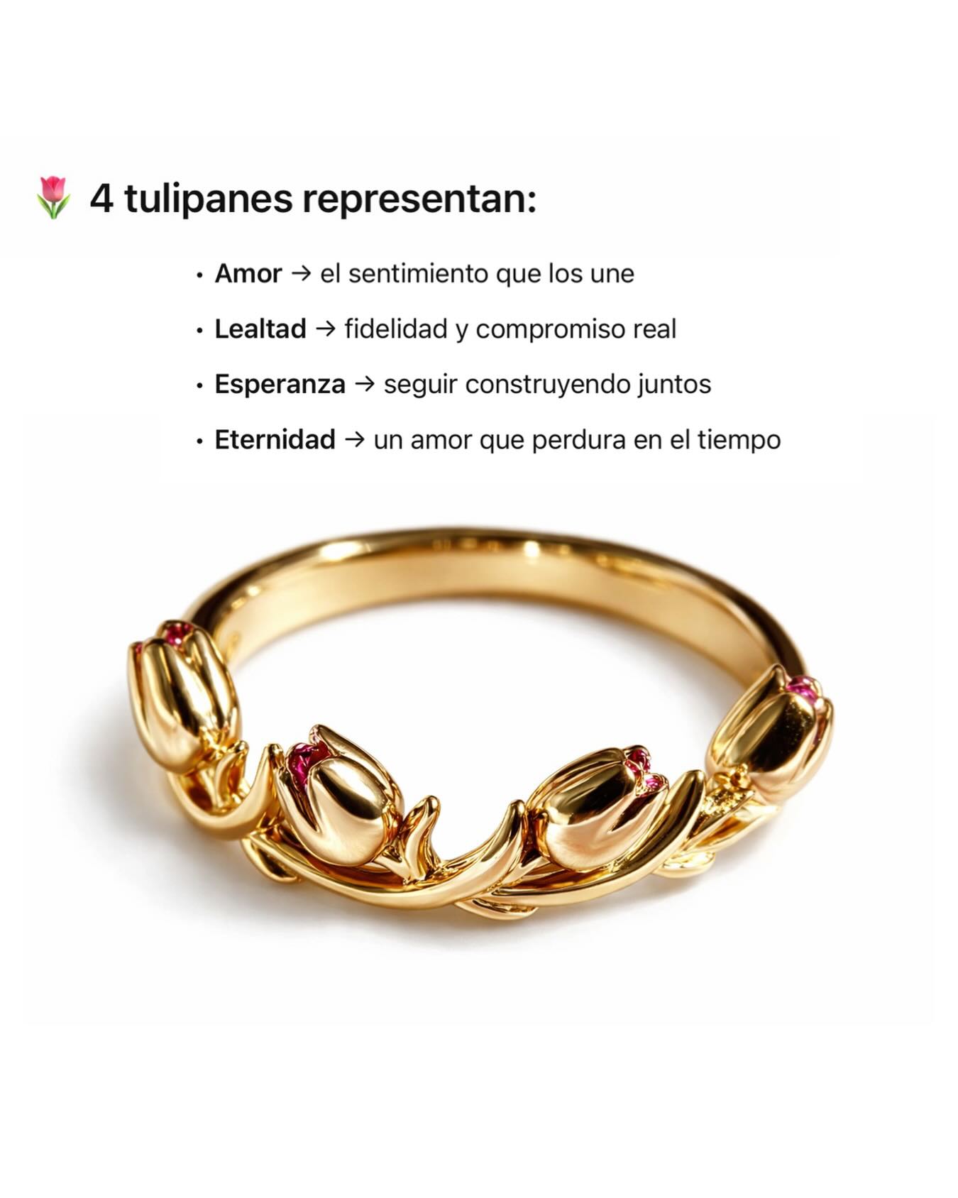 Belum 925 Facebook ad: 4 tulipanes