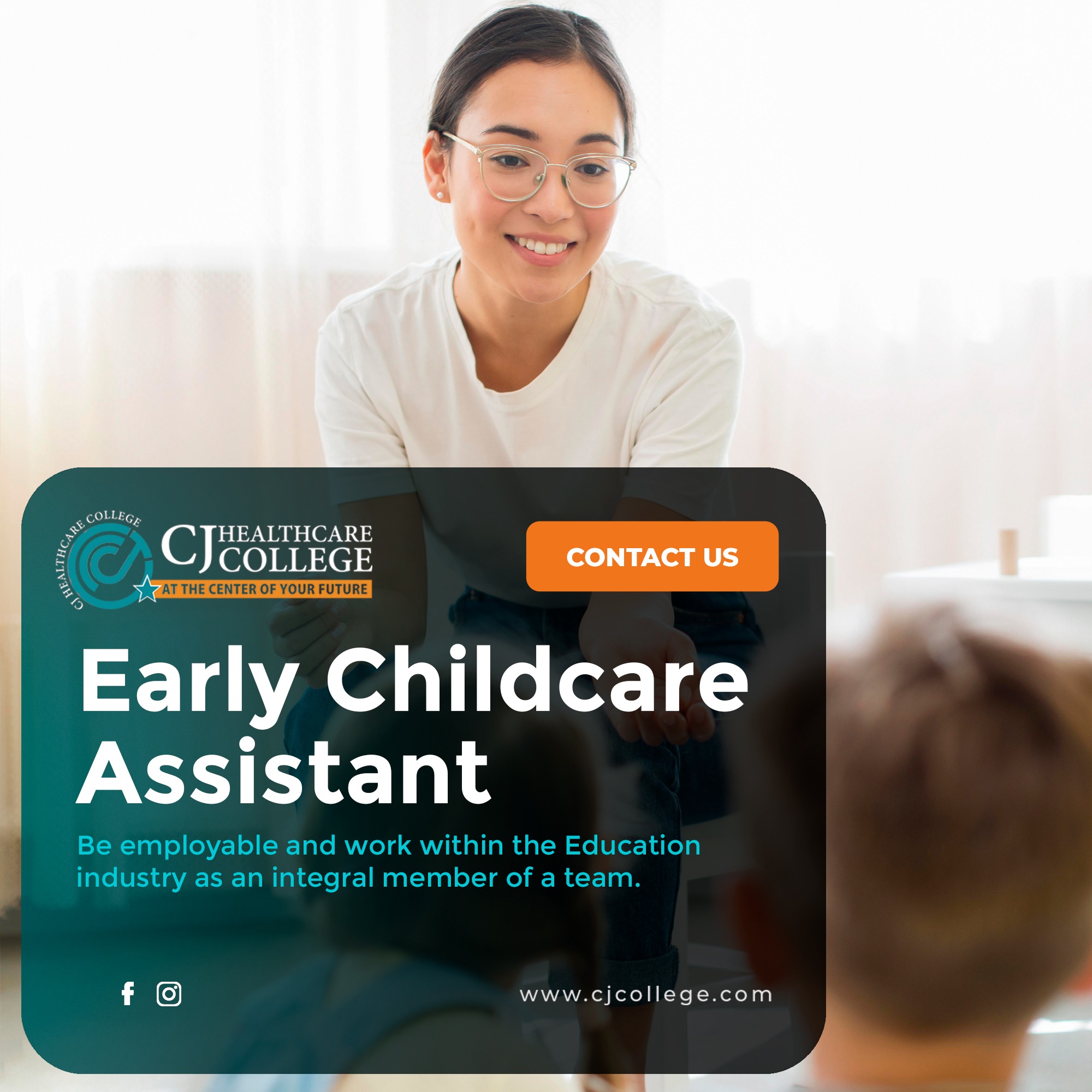 CJ Health Care College Facebook ad