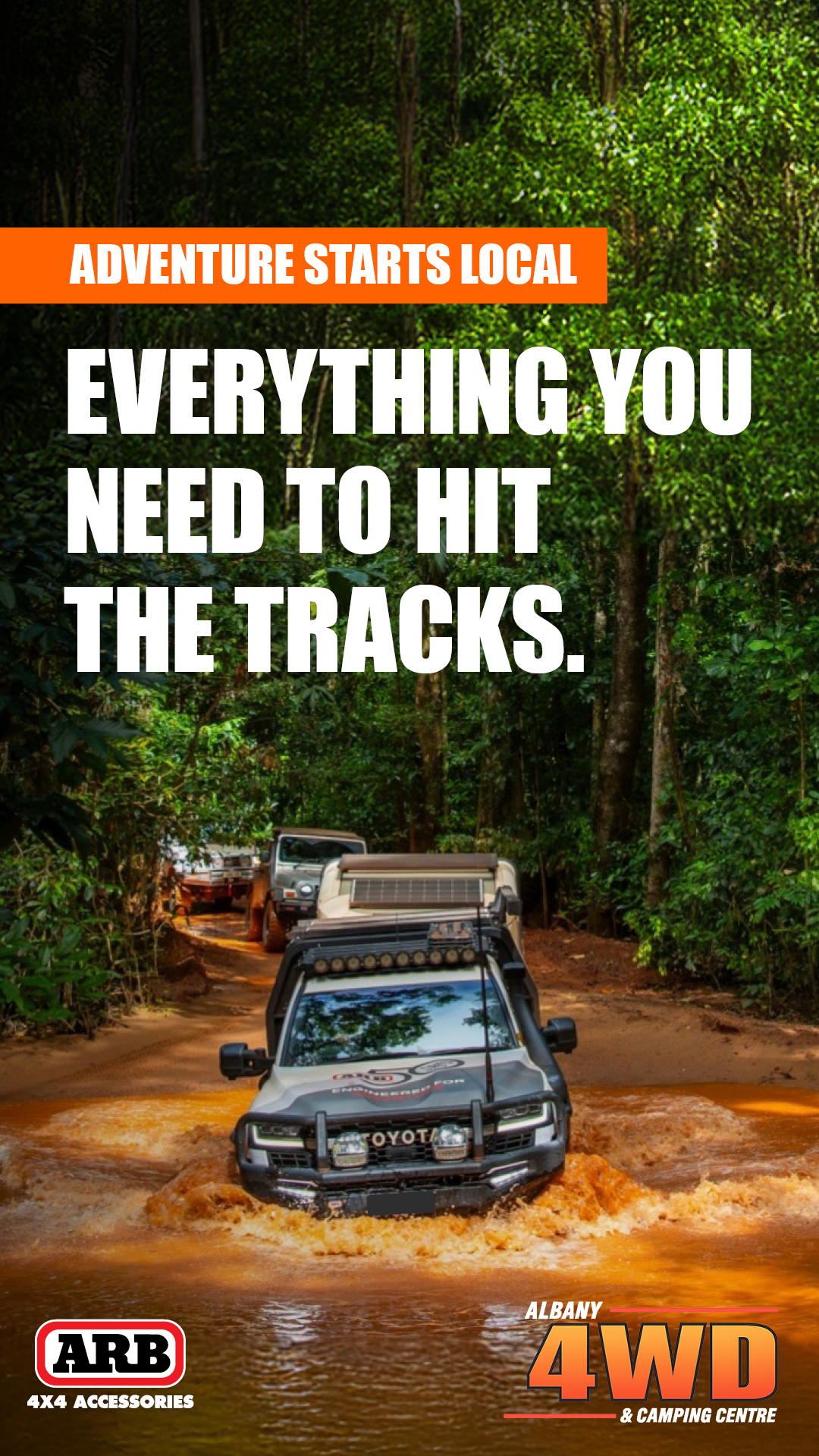 Albany 4WD and Camping Centre Facebook ad