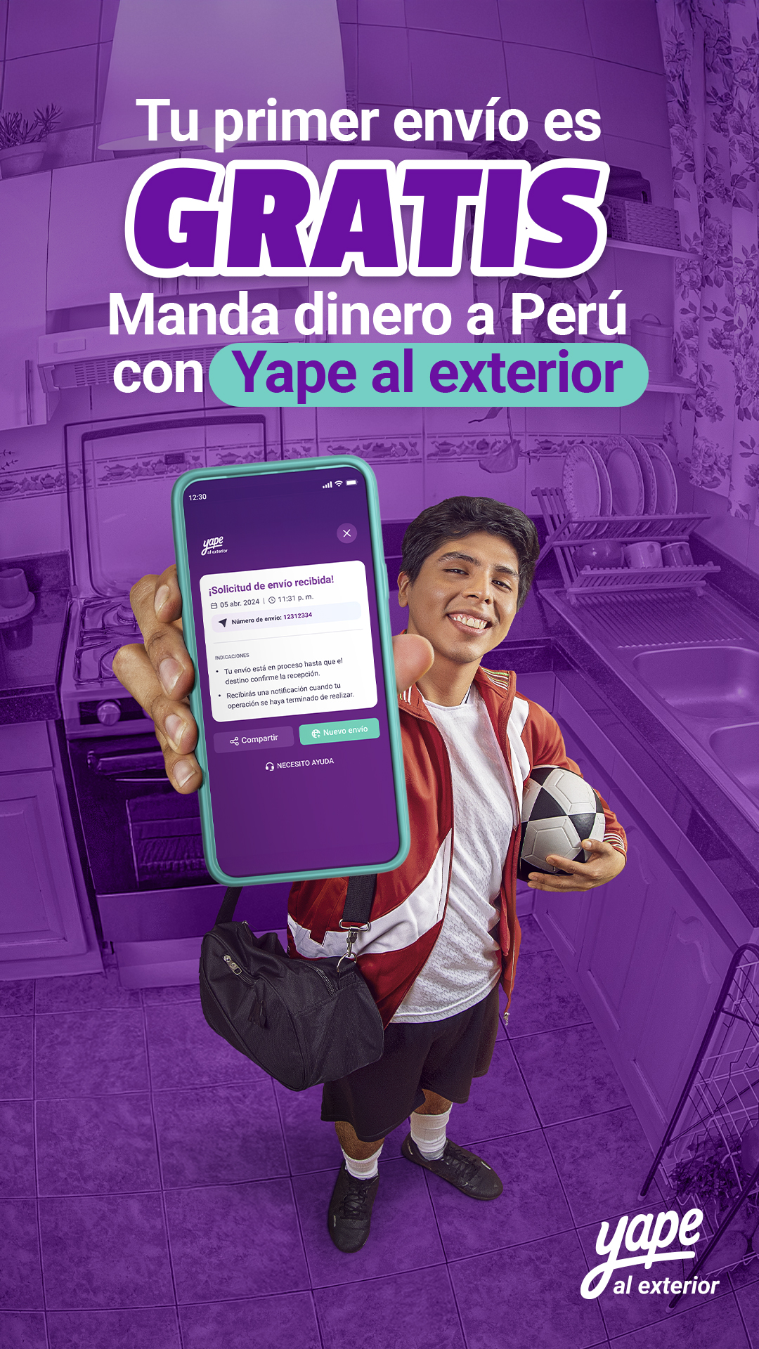 Yape al exterior Facebook ad from Apr 15, 2026