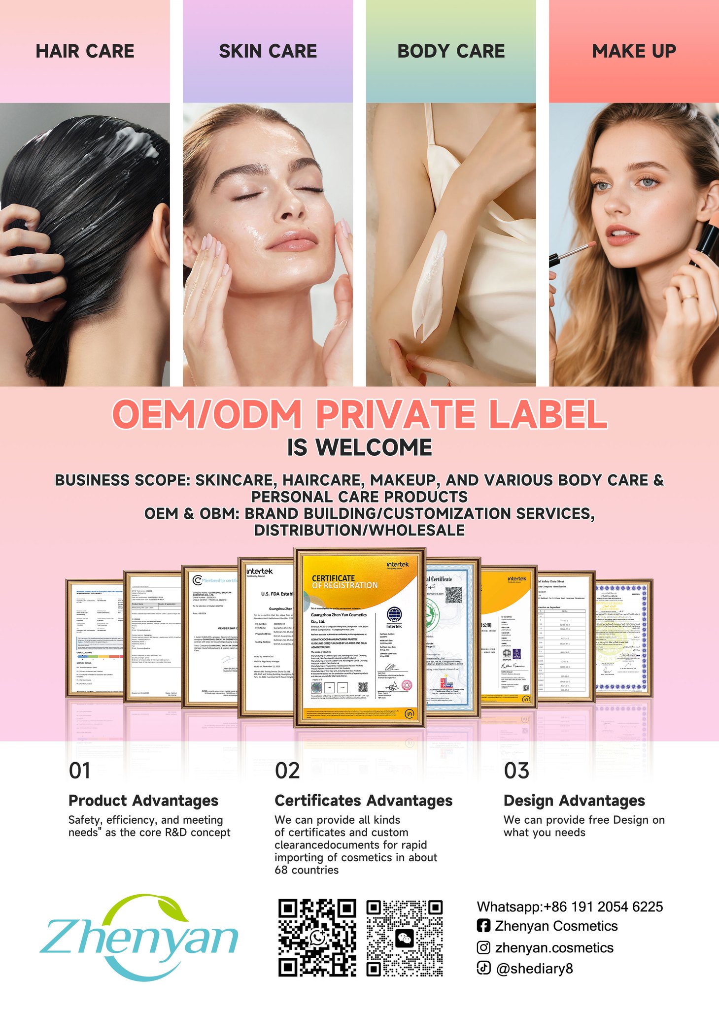Zhenyan Cosmetics Facebook ad