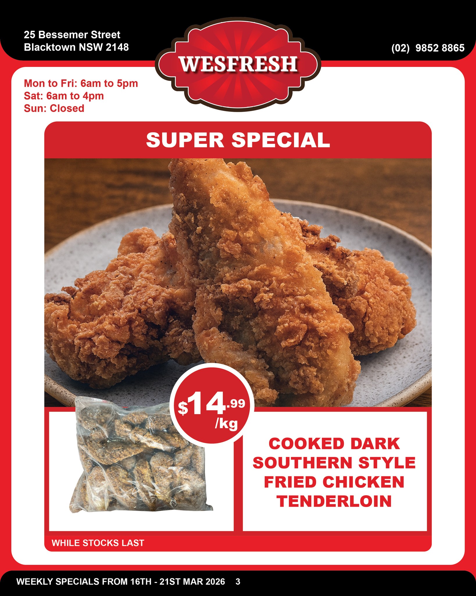 Wesfresh Facebook ad: WESFRESH WEEKLY PROMOTION | Mar 16 - Mar…
