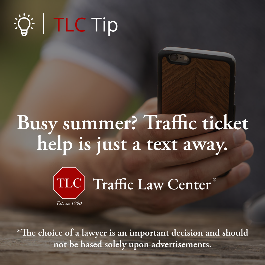 Traffic Law Center Facebook ad