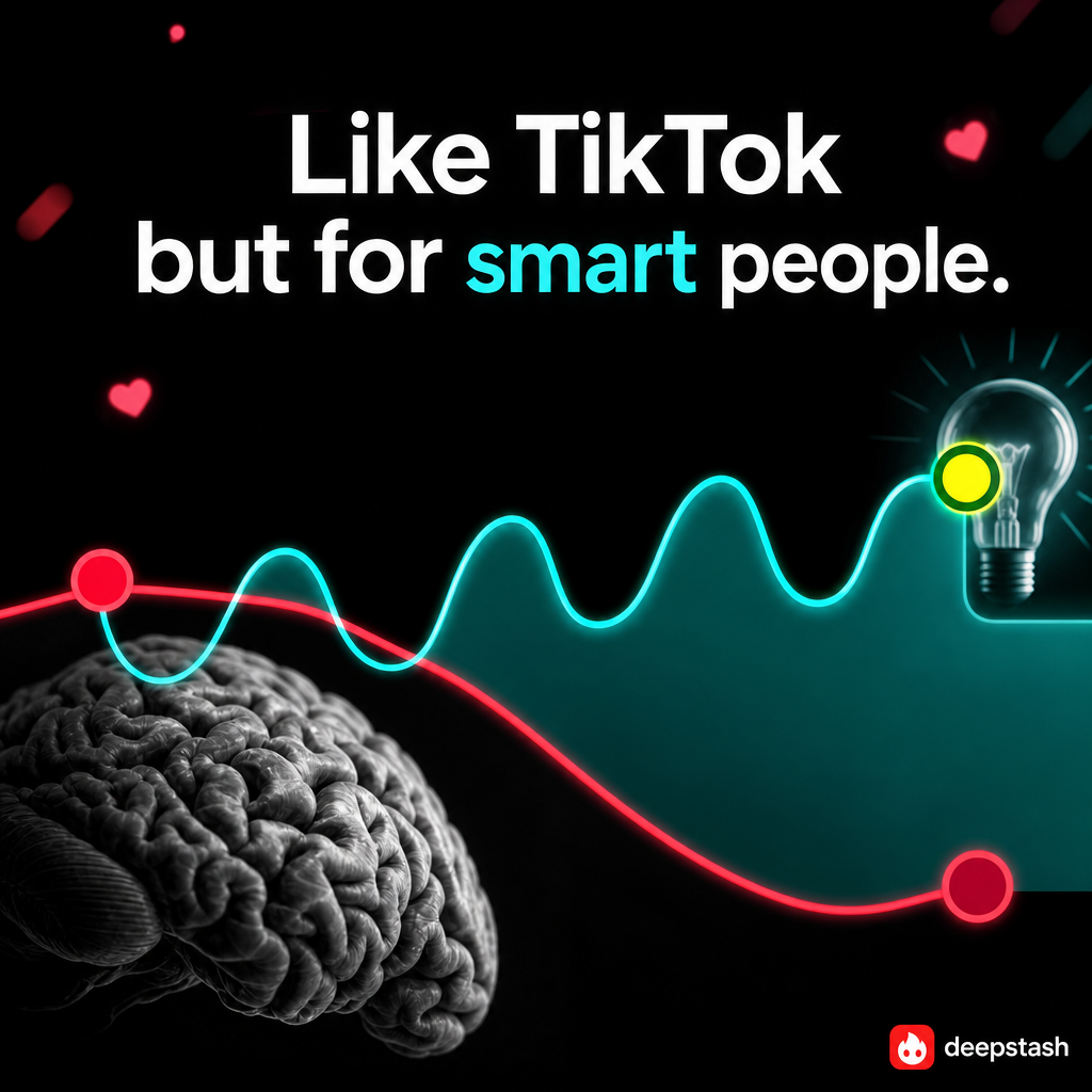 Deepstash Facebook ad