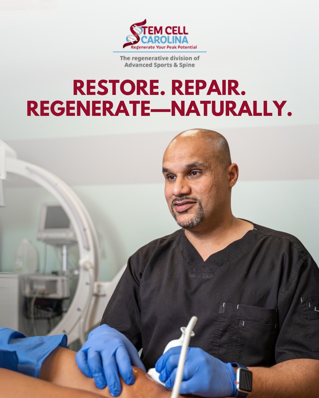Stem Cell Carolina Facebook ad: Regenerative Medicine and Stem Cell Therapy in Charlotte…