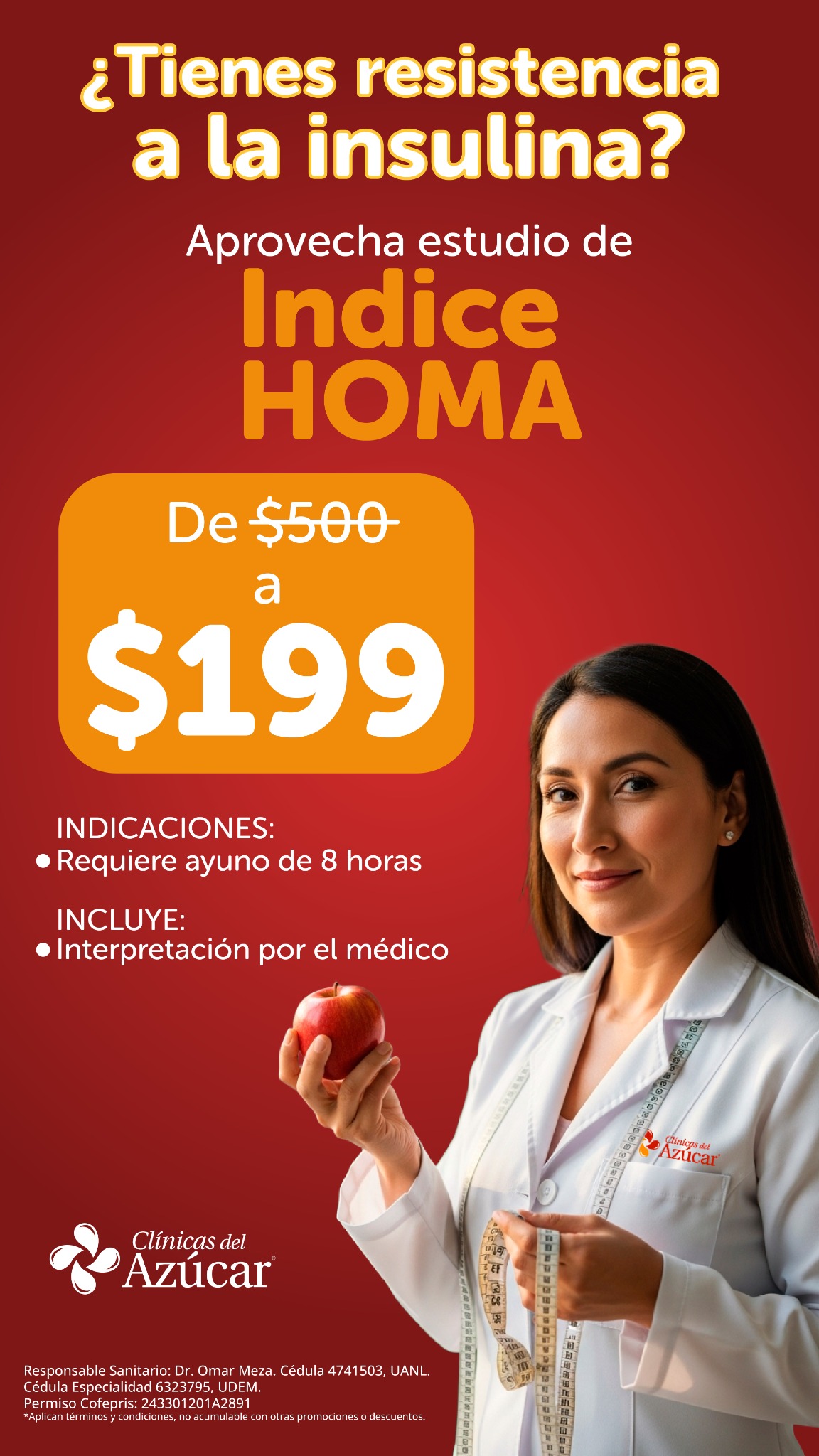 Clínicas del Azúcar Facebook ad