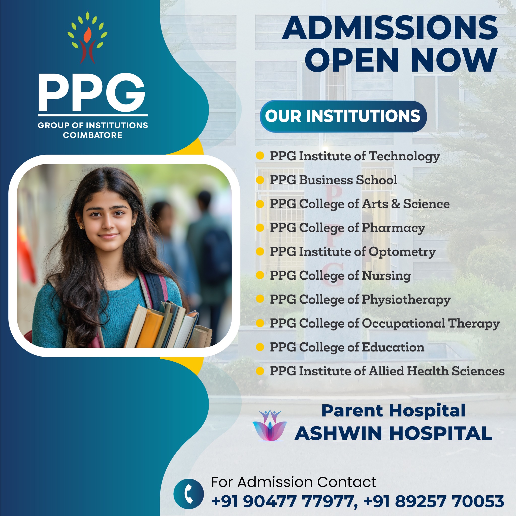 PPG Group of Institutions Facebook ad: The future you dream of starts with the…