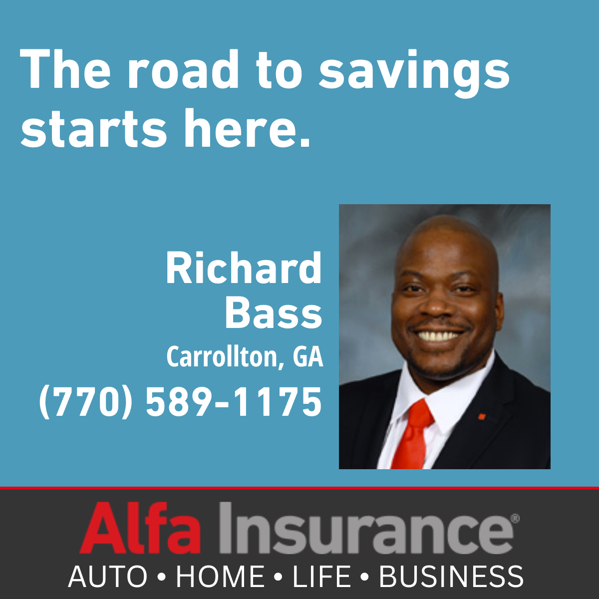 Alfa Insurance - Richard Bass Facebook ad: Richard Bass - Cartersville, GA | Alfa Insurance