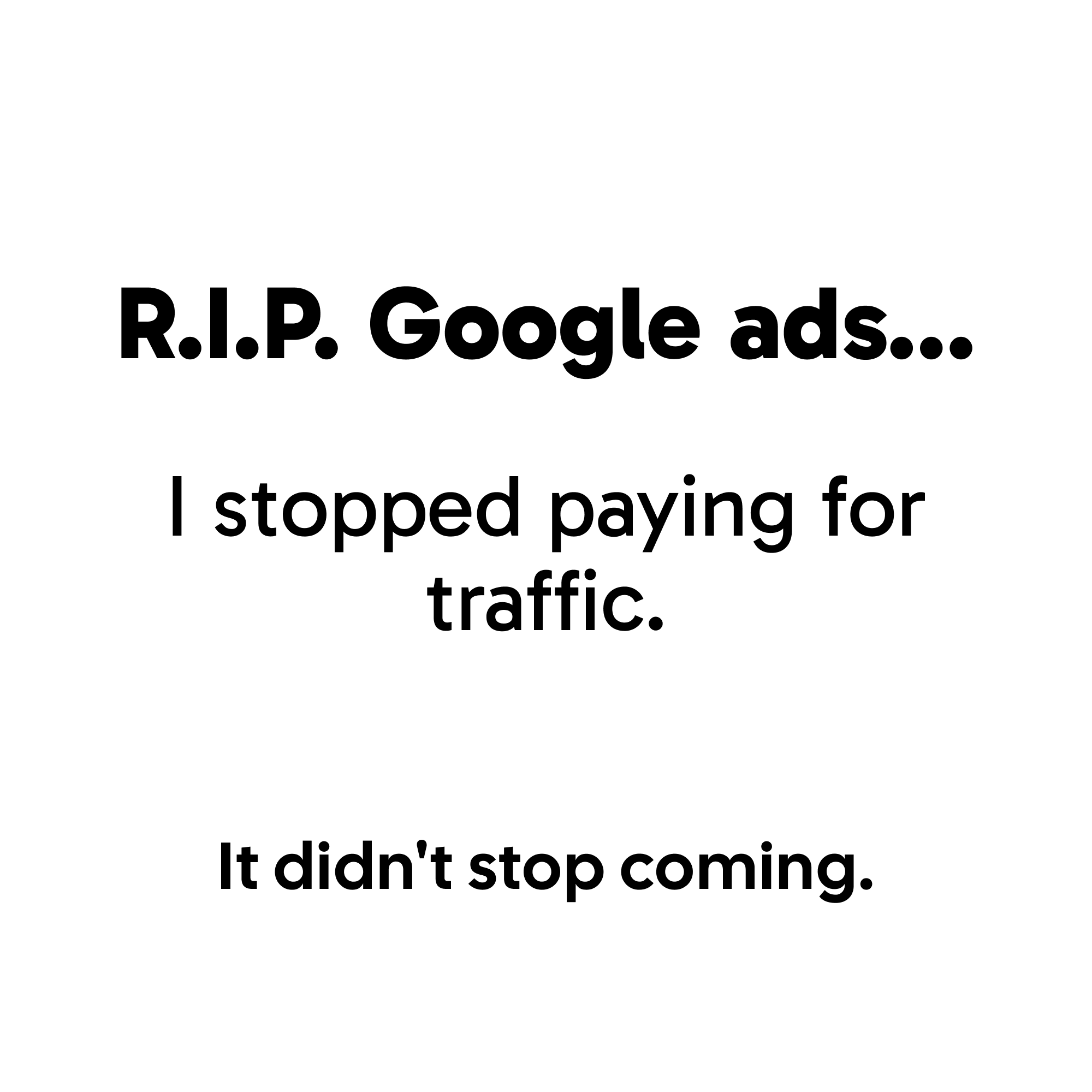 Soro SEO Facebook ad