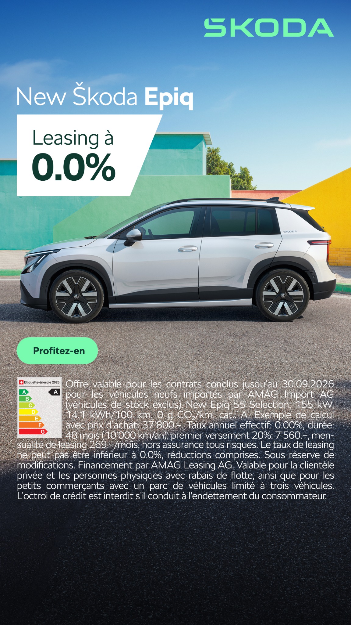 ŠKODA Facebook ad from May 26, 2026
