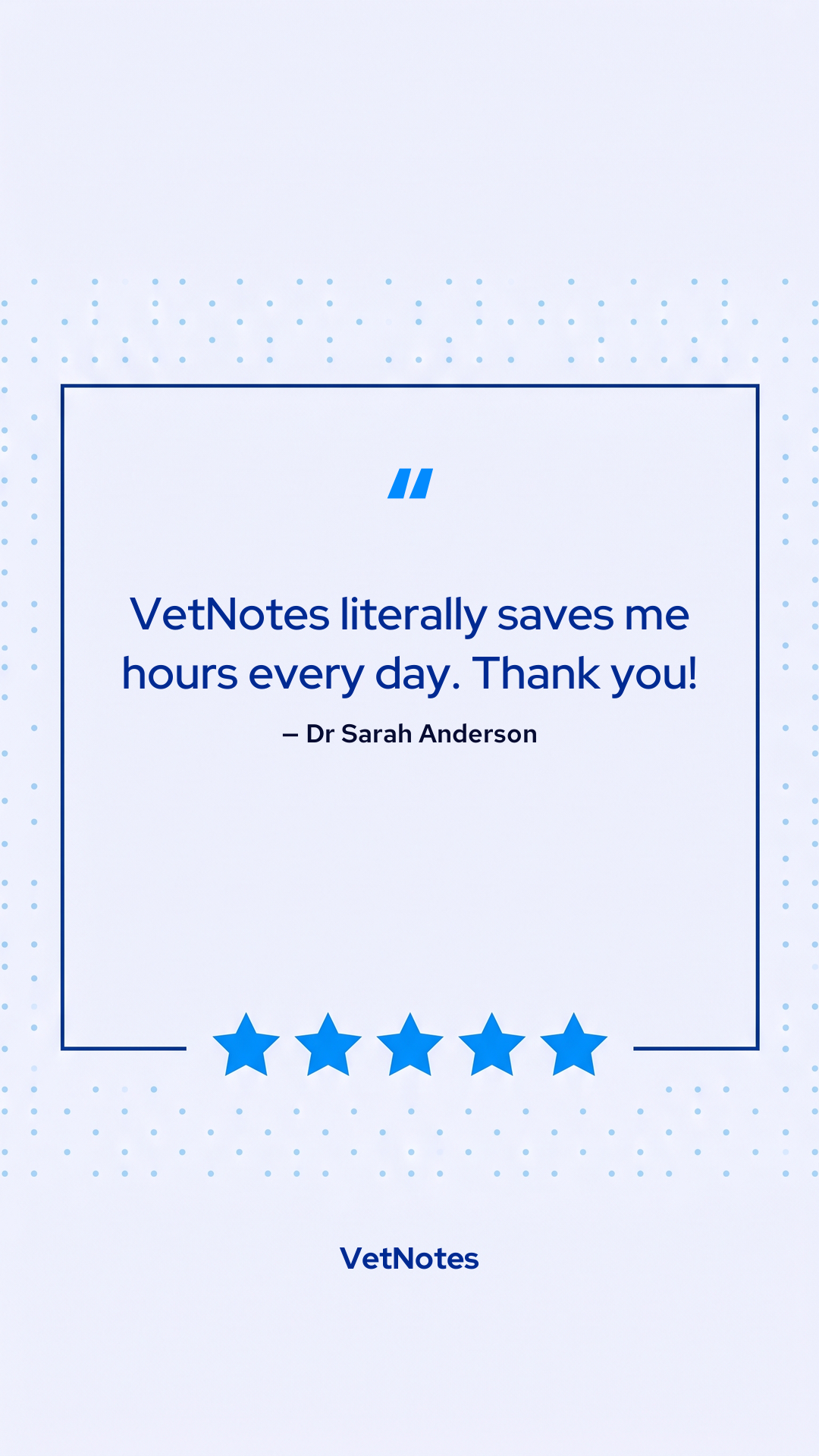 VetNotes - AI Note Taker for Vets Facebook ad