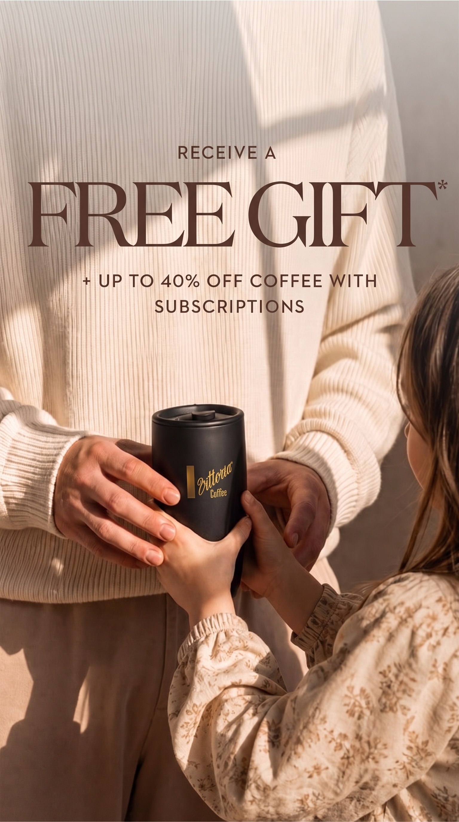 Vittoria Coffee Facebook ad