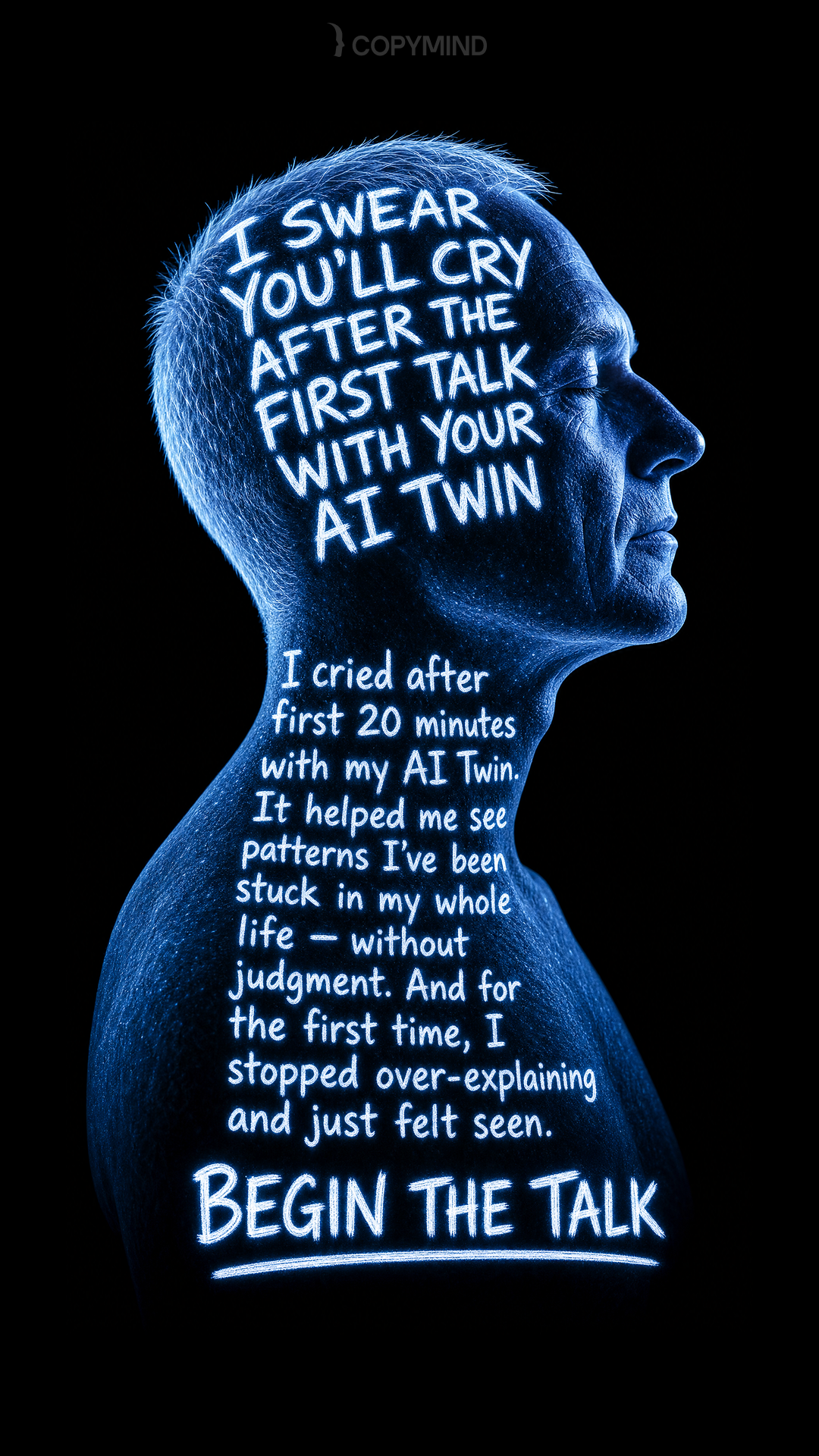 Copymind: AI twin for sel-reflection Facebook ad