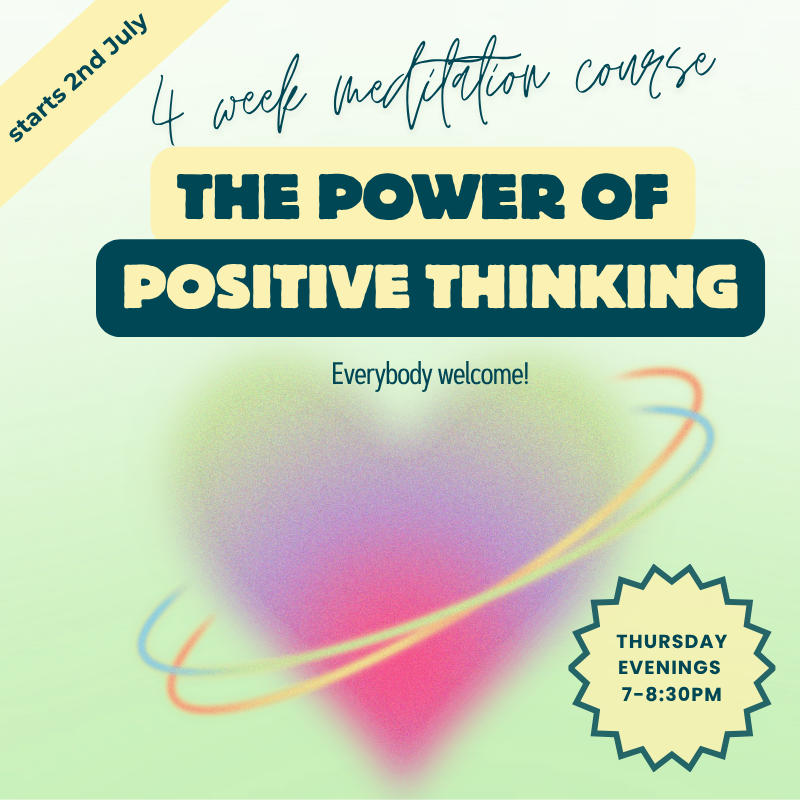 Kadampa Meditation Centre Manchester Facebook ad: Learn tools to help you think more positively