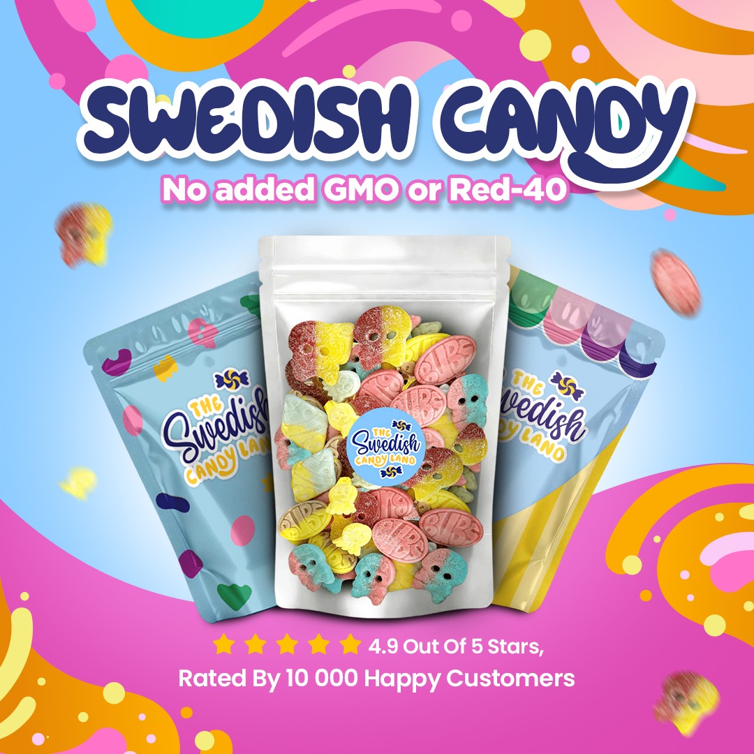 Swedish Candy Land Facebook ad