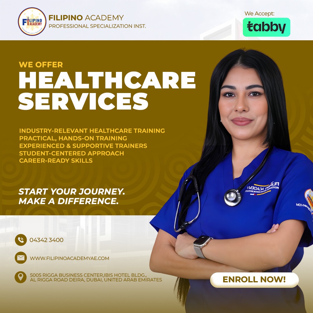 Filipino Academy - Abu Dhabi Branch Facebook ad: Do you have a heart for helping others?