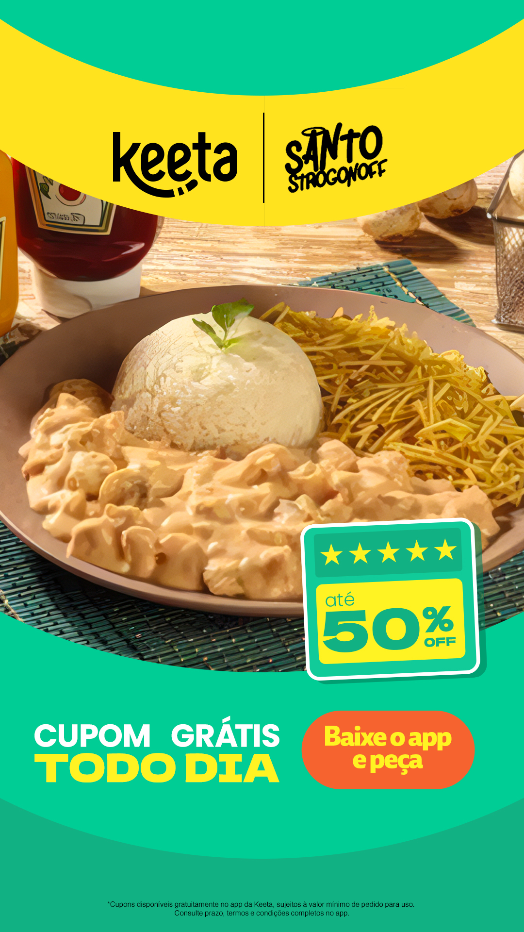 Keeta Brasil Facebook ad