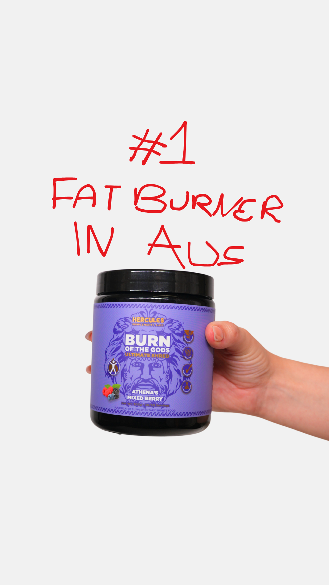 Hercules Supplements Aust Facebook ad