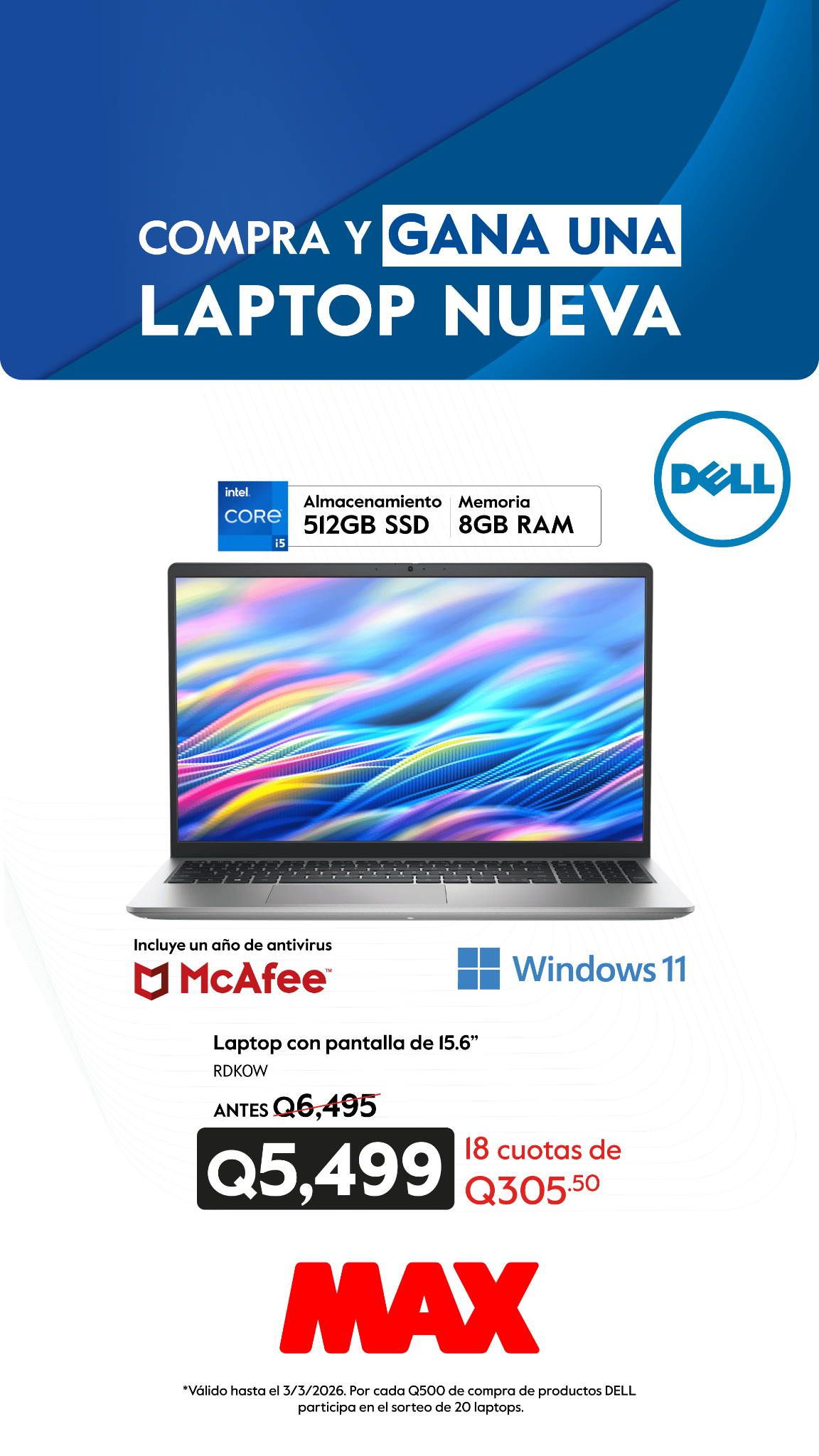 Tiendas MAX Facebook ad
