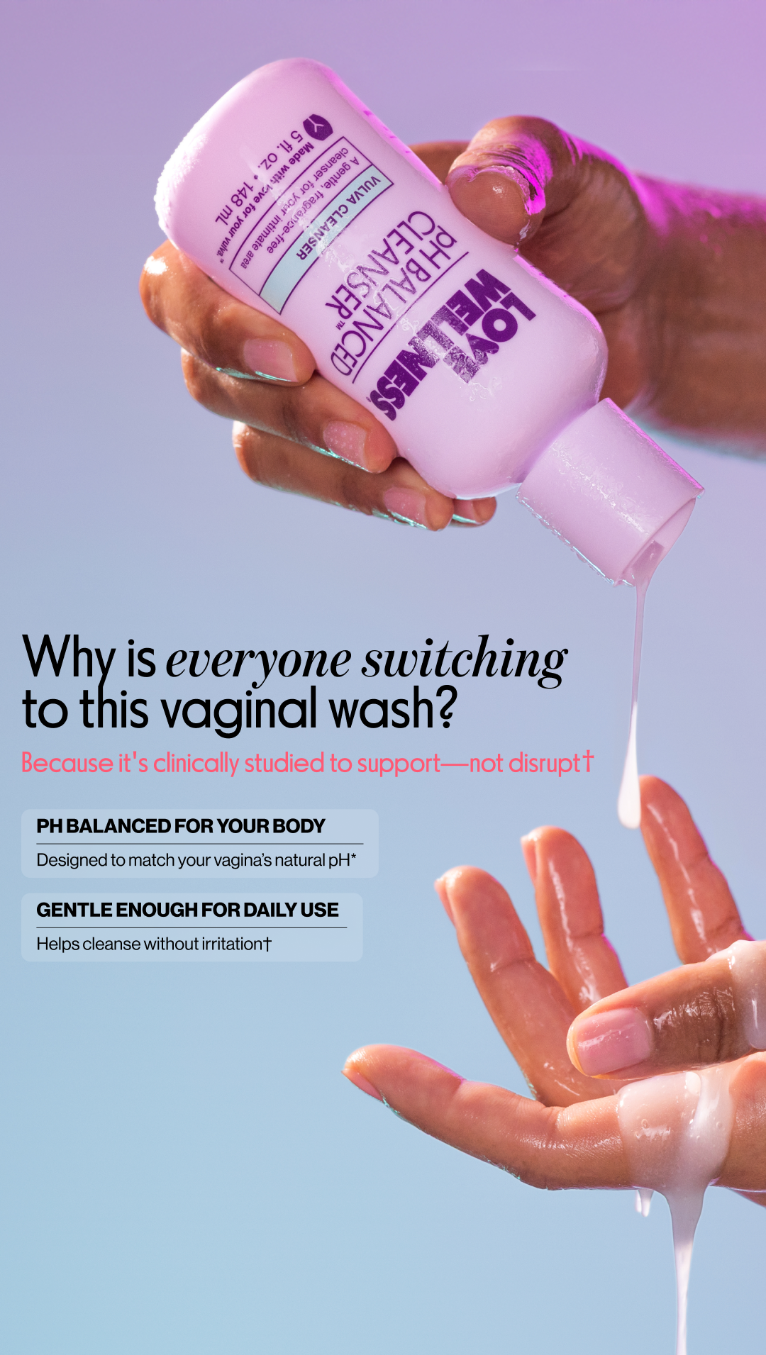 Love Wellness Facebook ad