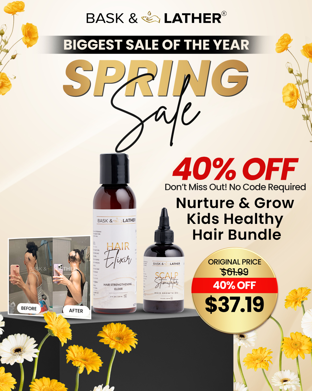 Bask & Lather Co Facebook ad