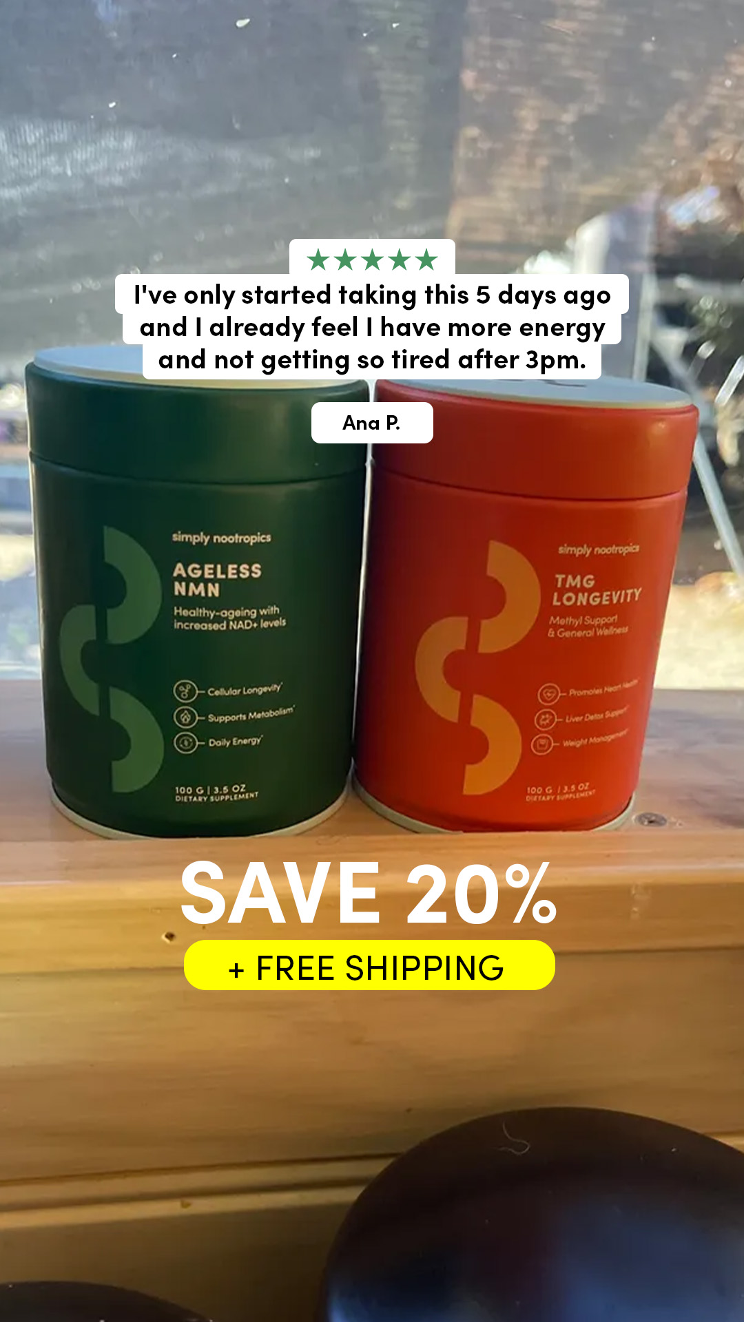 Simply Nootropics Facebook ad