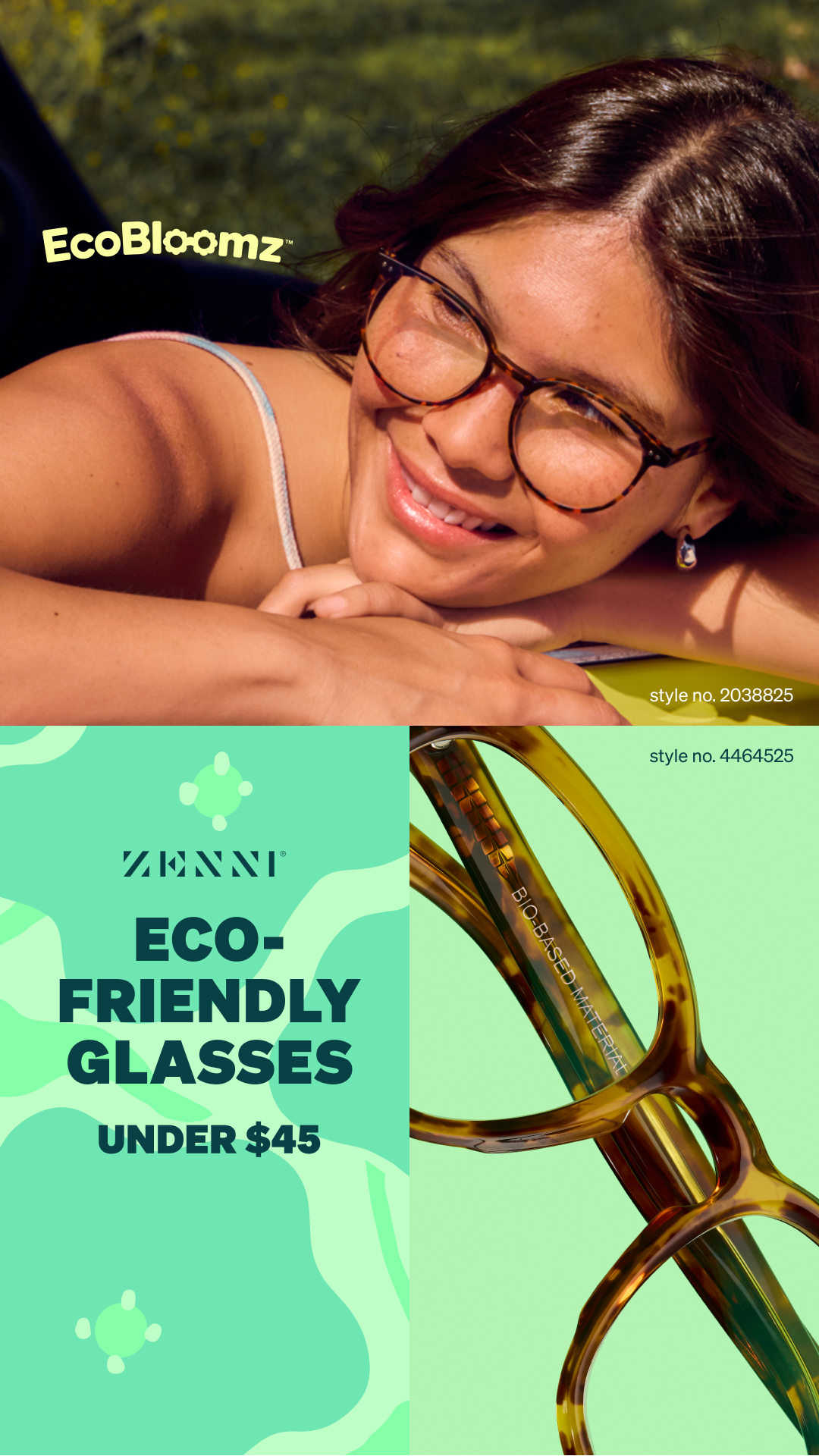 Zenni Optical Facebook ad