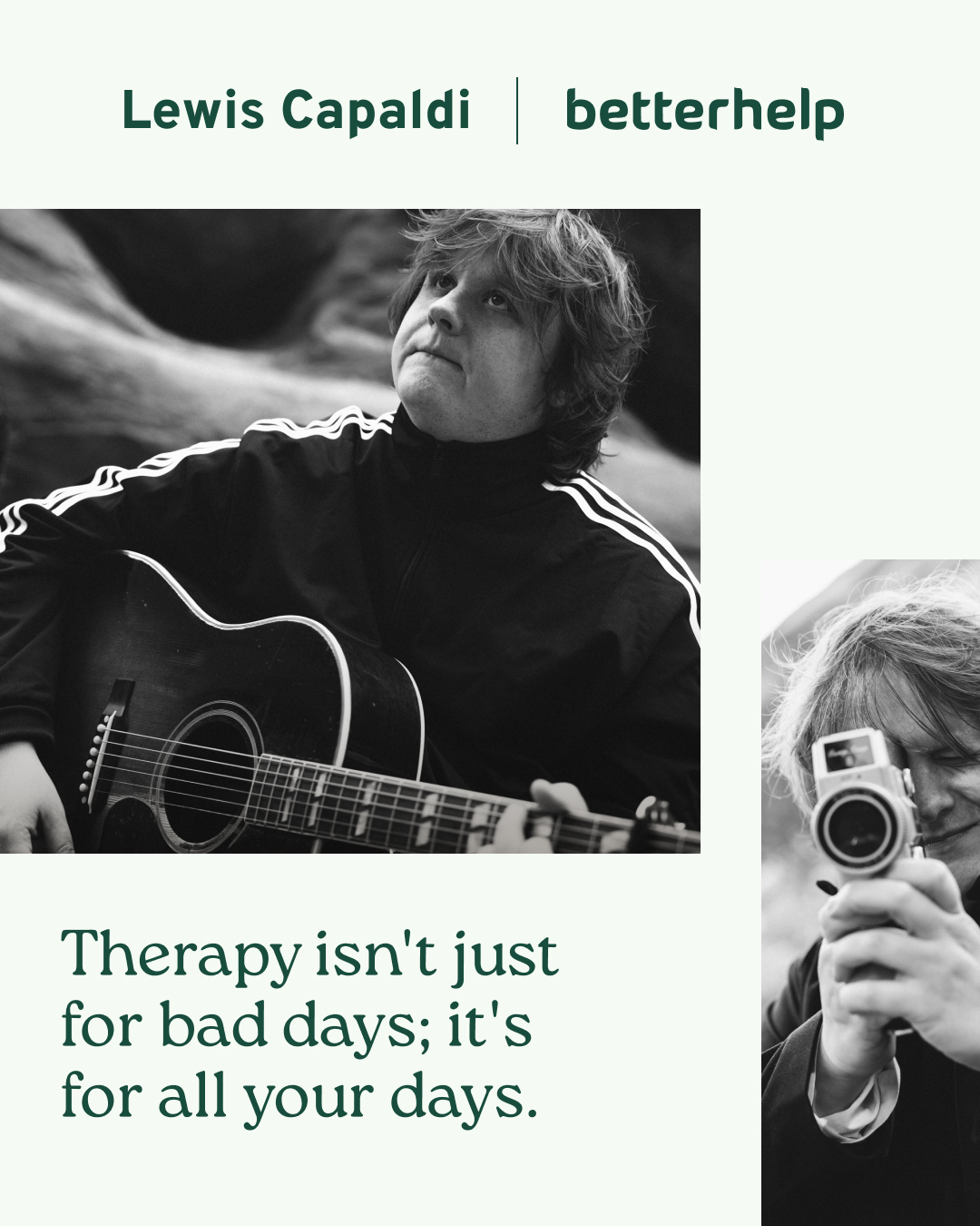 BetterHelp Facebook ad: Every day deserves support