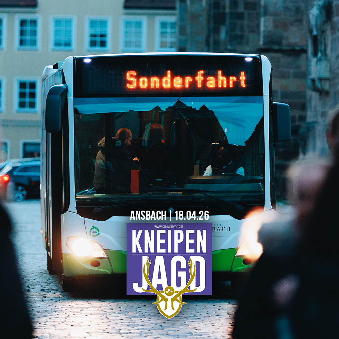 KneipenJagd Ansbach Facebook ad from Mar 26, 2026