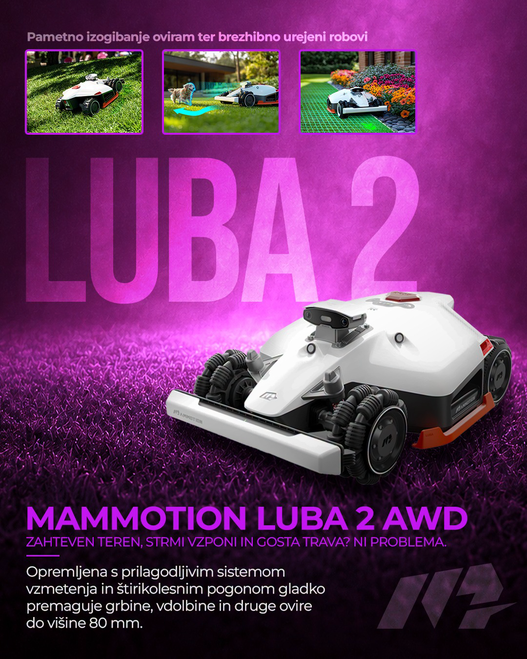Mammotion Slovenija Facebook ad: MAMMOTION LUBA 2 AWD