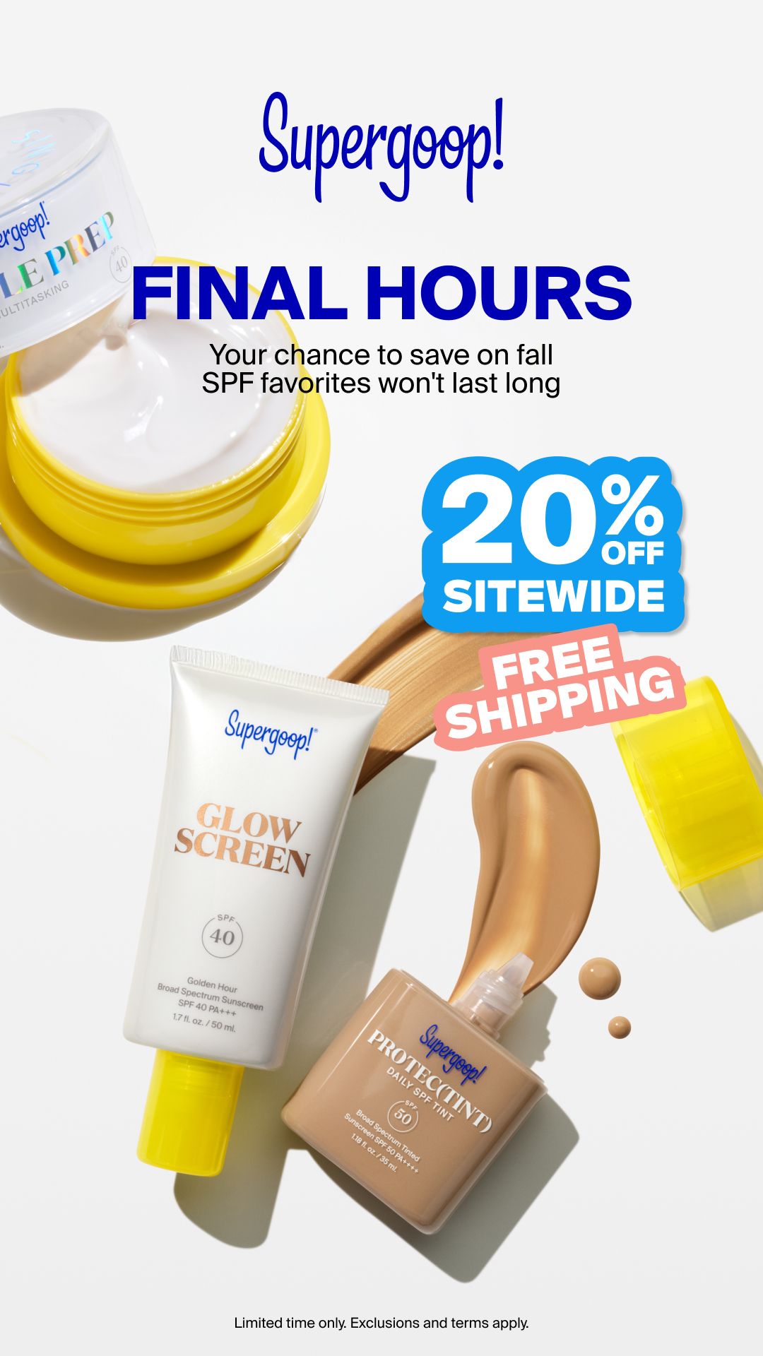 Supergoop Facebook ad