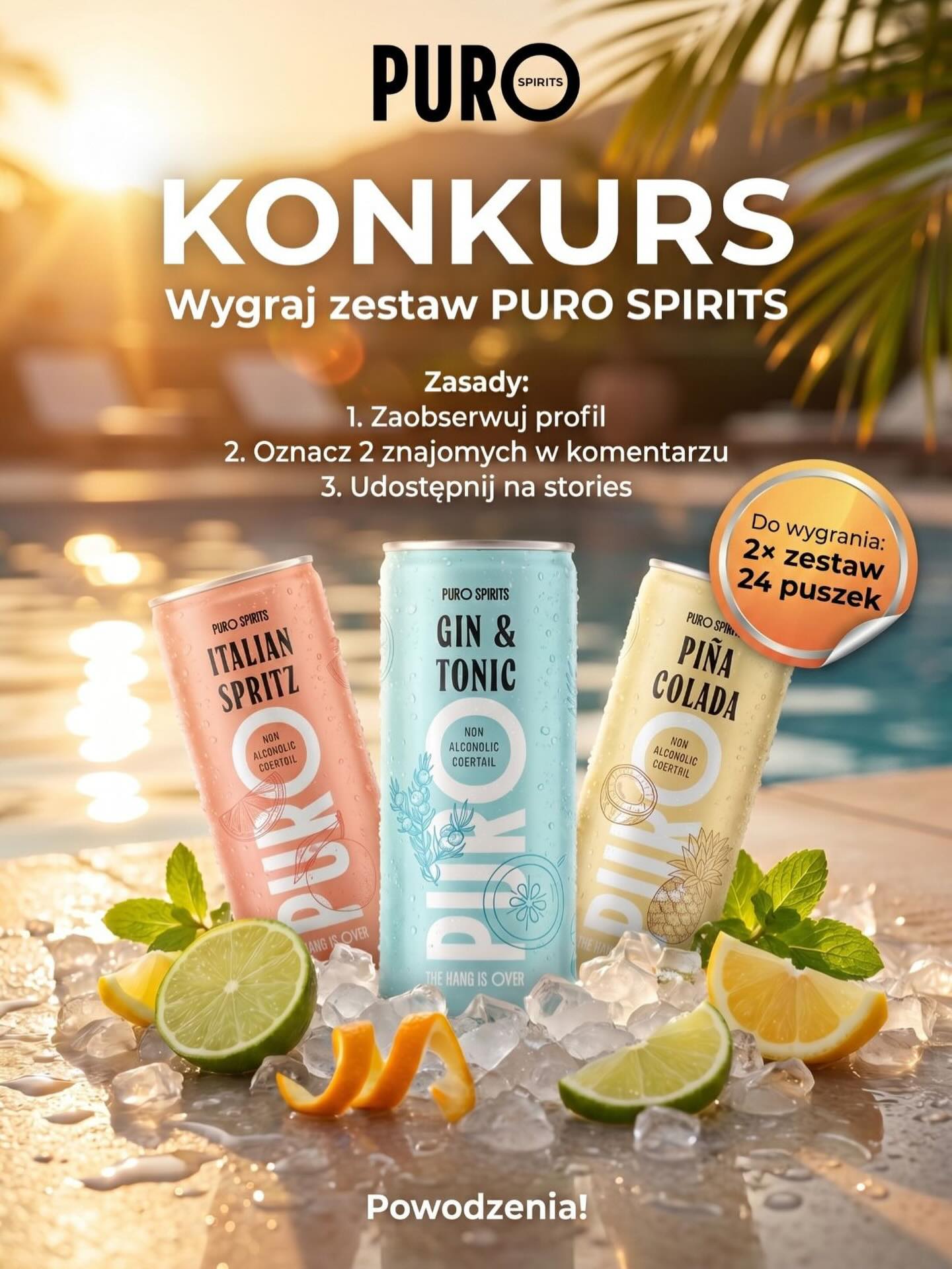 PURO Spirits Non-Alcoholic Drinks Facebook ad