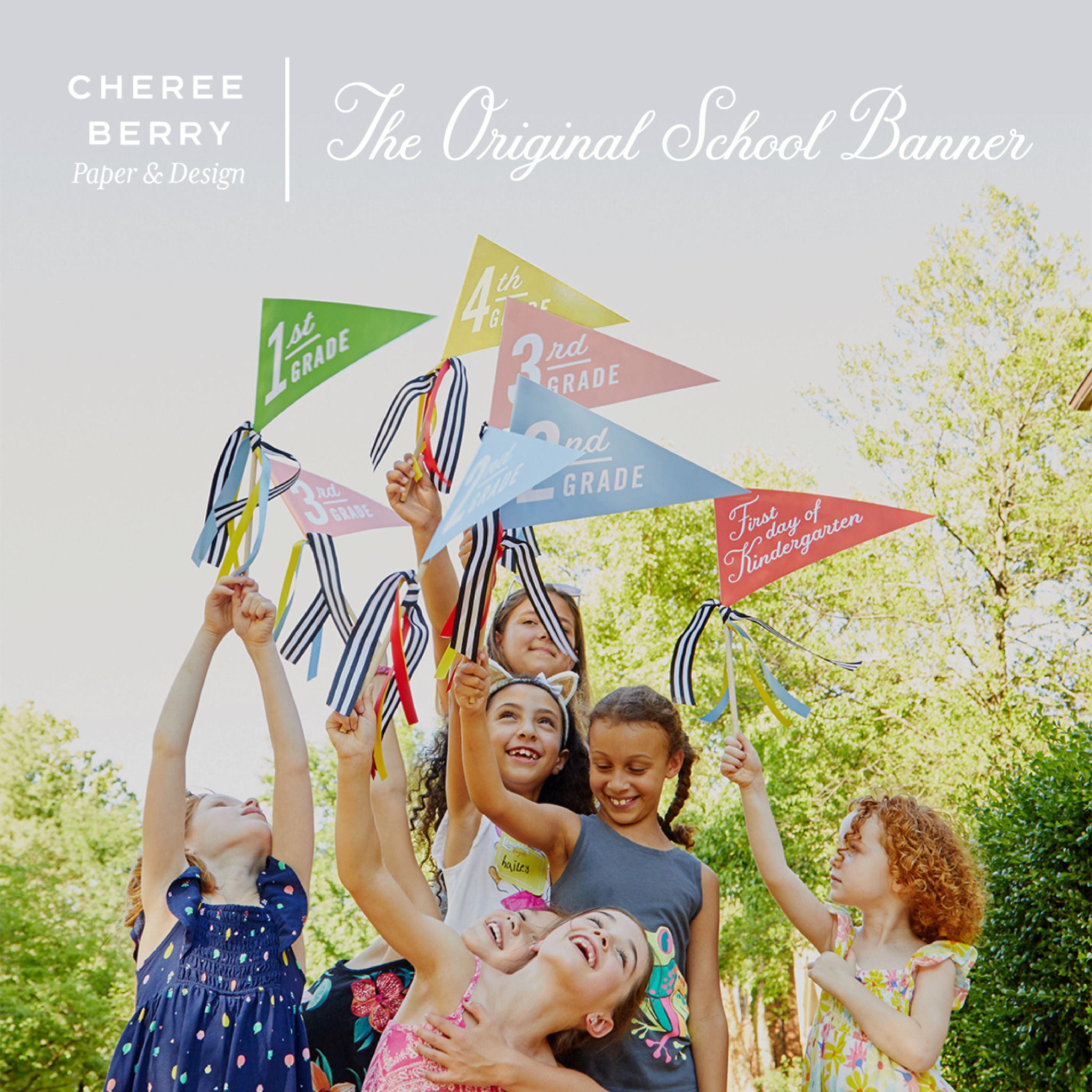 Cheree Berry Paper & Design Facebook ad: First Day of School Banners