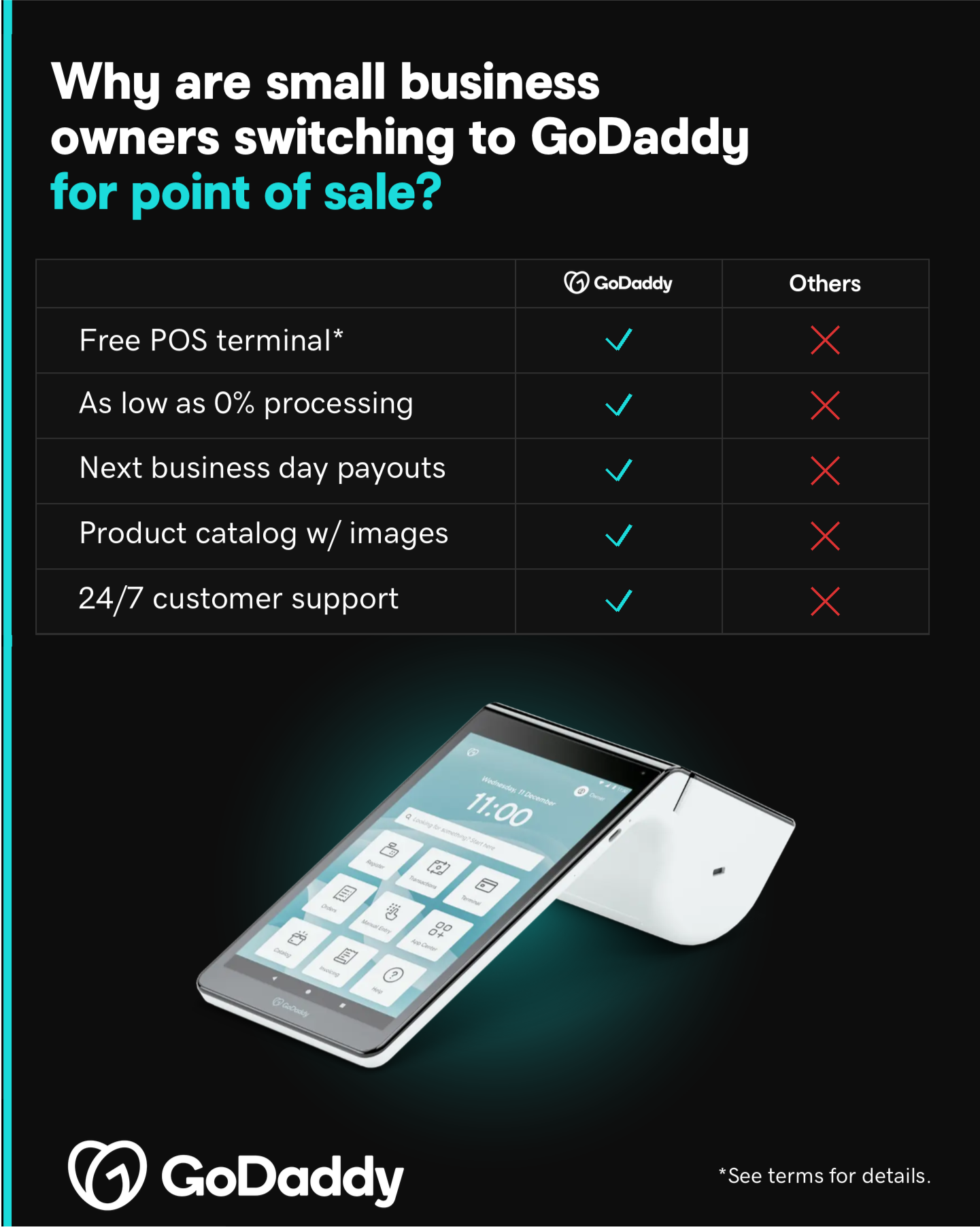 GoDaddy Facebook ad