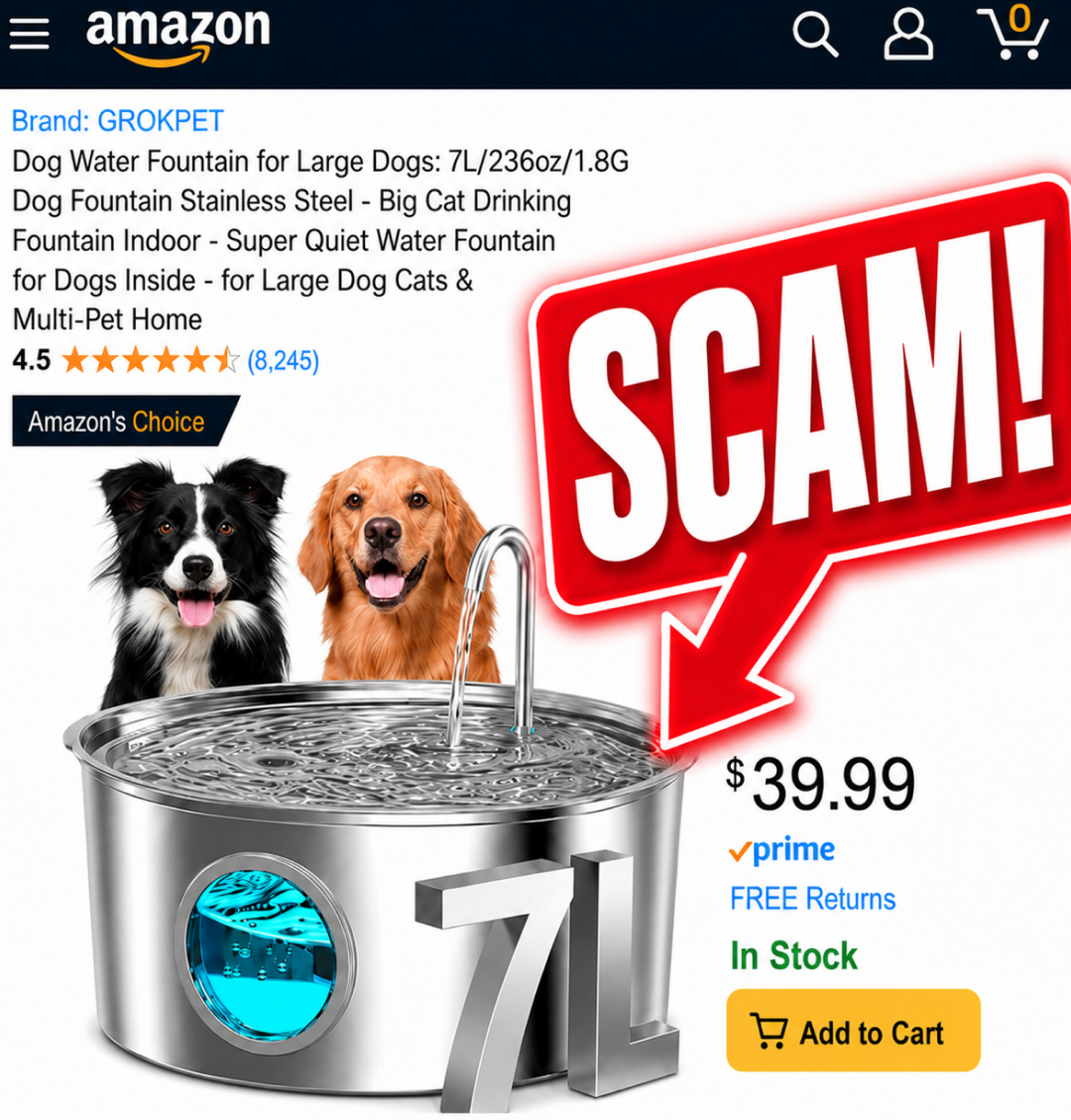 SelenePets Facebook ad