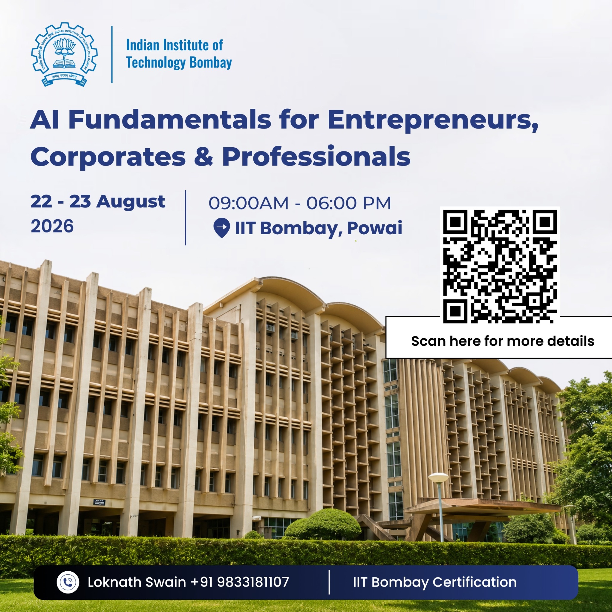 AI Mastery Mentor Facebook ad: IIT Bombay launches 15th AI 2 days Training
