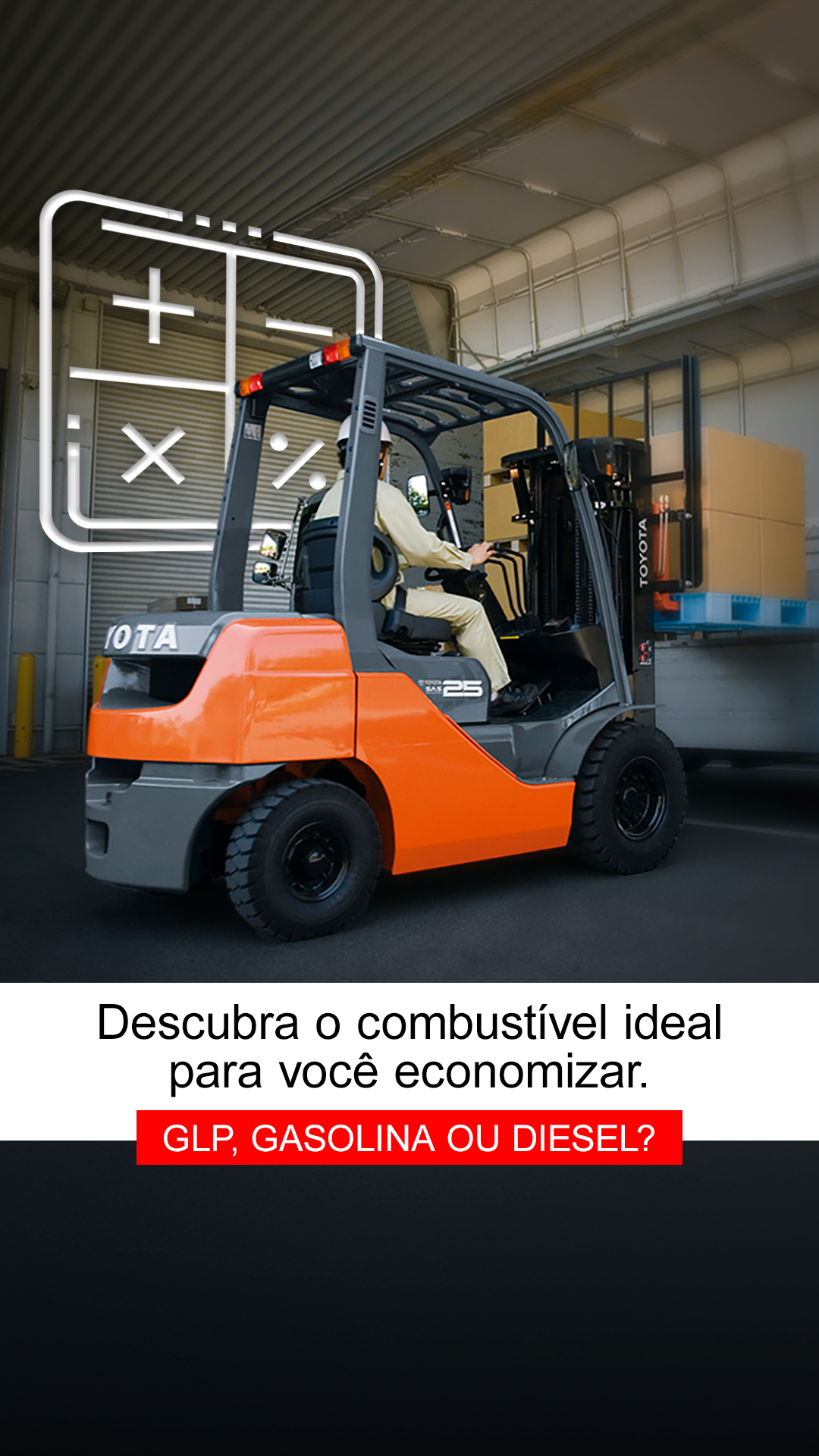 Toyota Empilhadeiras Facebook ad from Jun 3, 2025