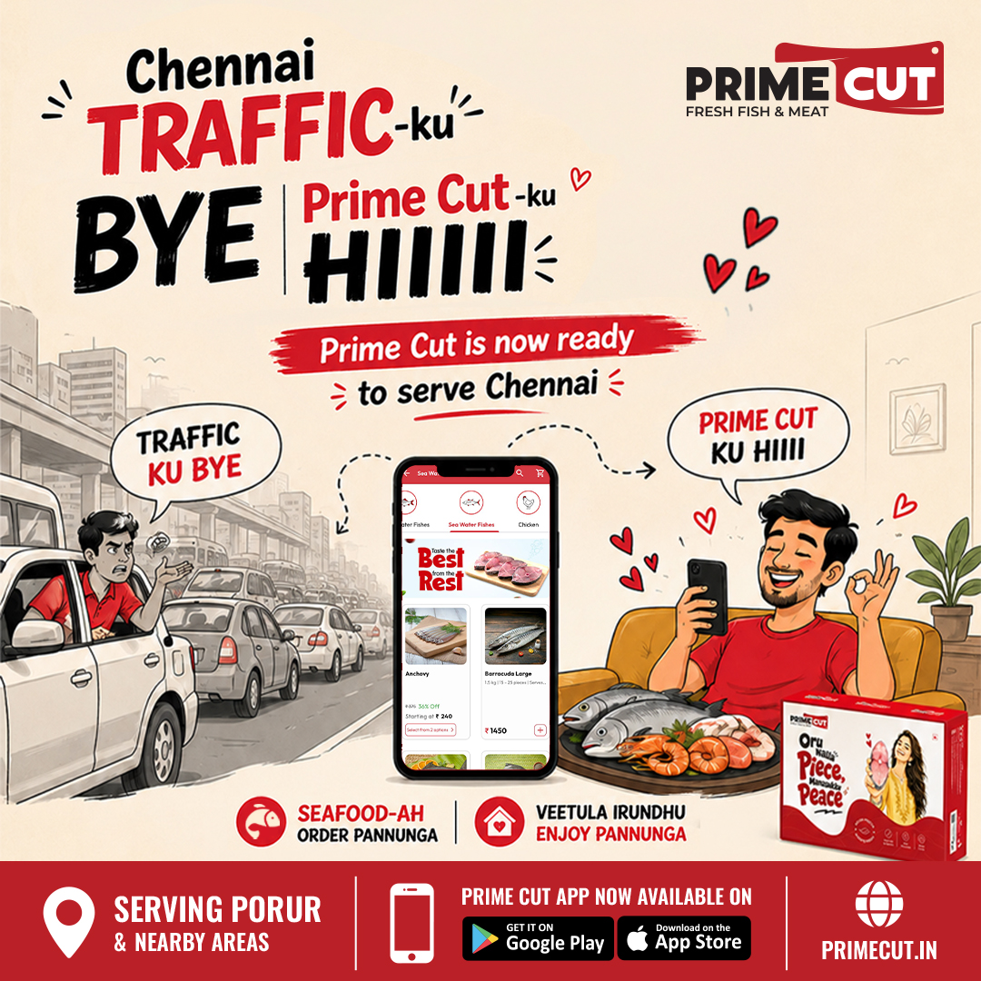 Prime Cut Facebook ad: Coming Soon to Porur