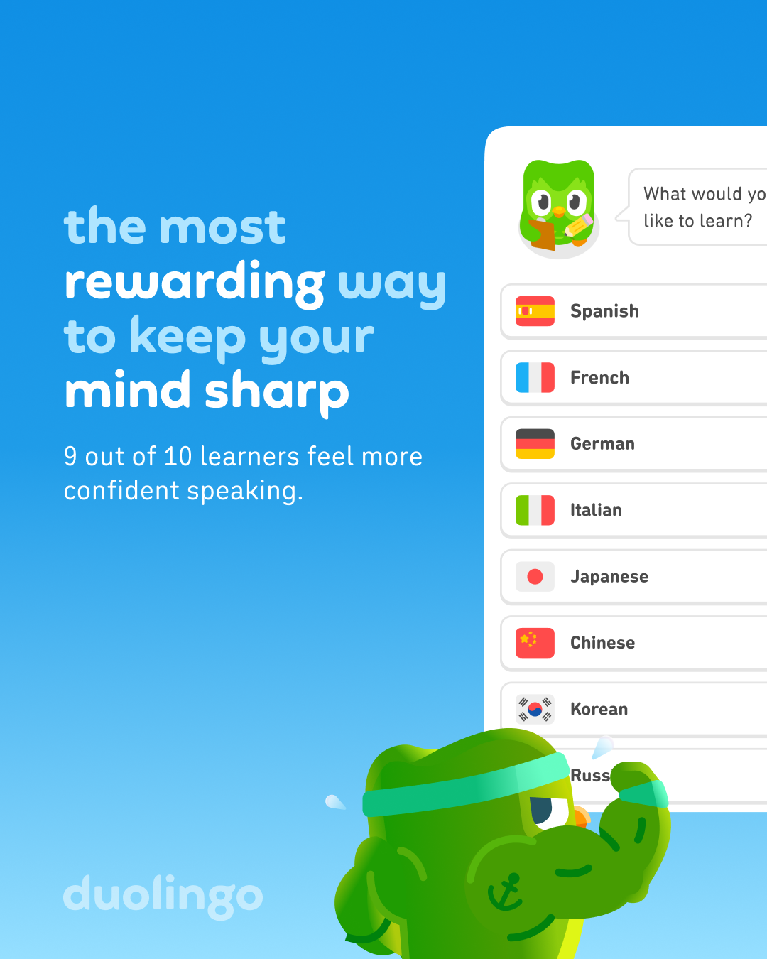 Duolingo Facebook ad