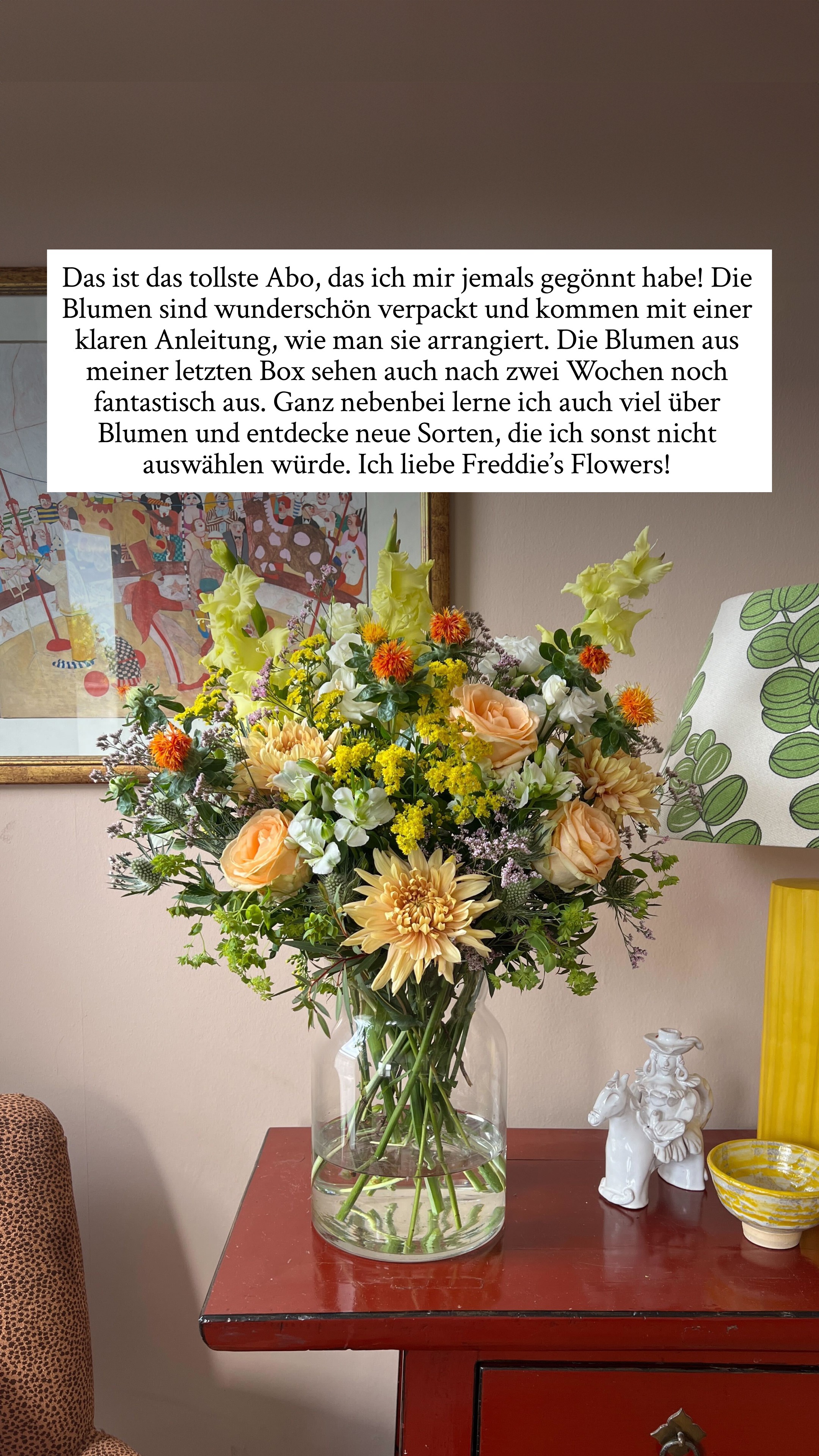 Freddie's Flowers Facebook ad