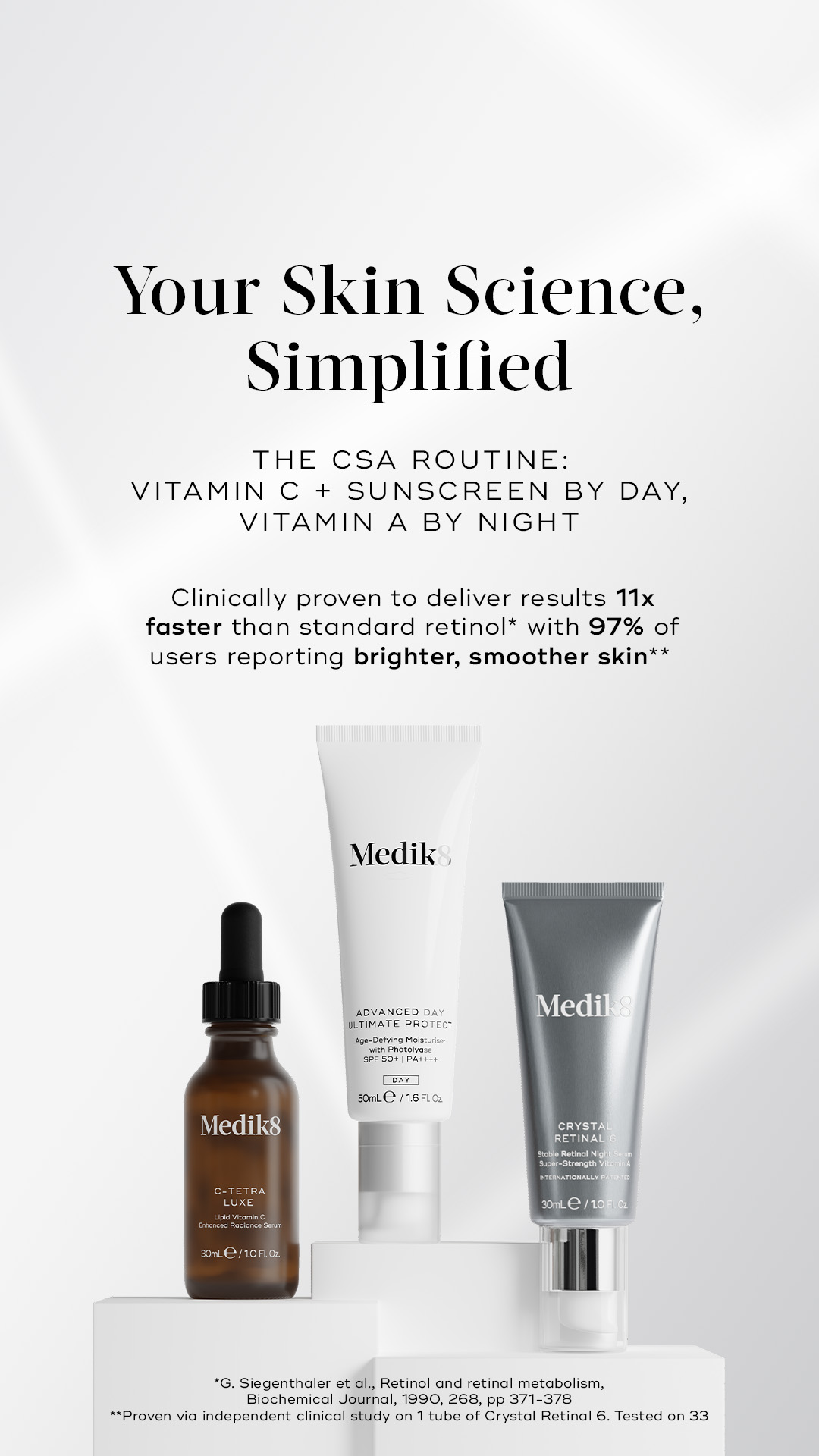 Medik8 Facebook ad
