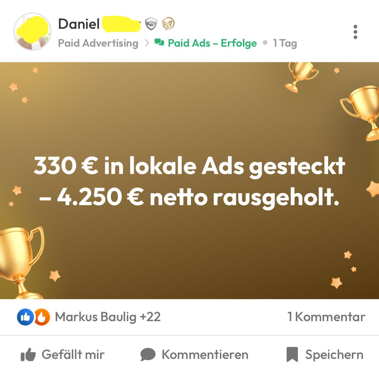 Andreas Baulig Facebook ad