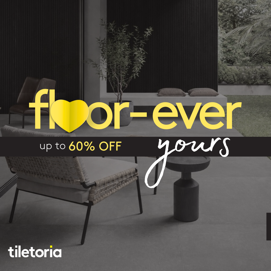 Tiletoria Facebook ad: fall in love with your space